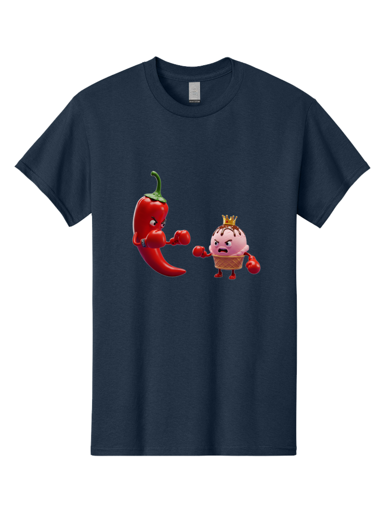 Chili-Pepper-Vs-Ice-Cream Men'S Graphic Tee, 100% Cotton, Comfortable Casual Summer Wear, Machine Washable, Vintage Camera, Old Camera, Antique Camera, Black Camera, Classic Photography, Photography Equipment, Nostalgic Device, Film Camera, Bam024