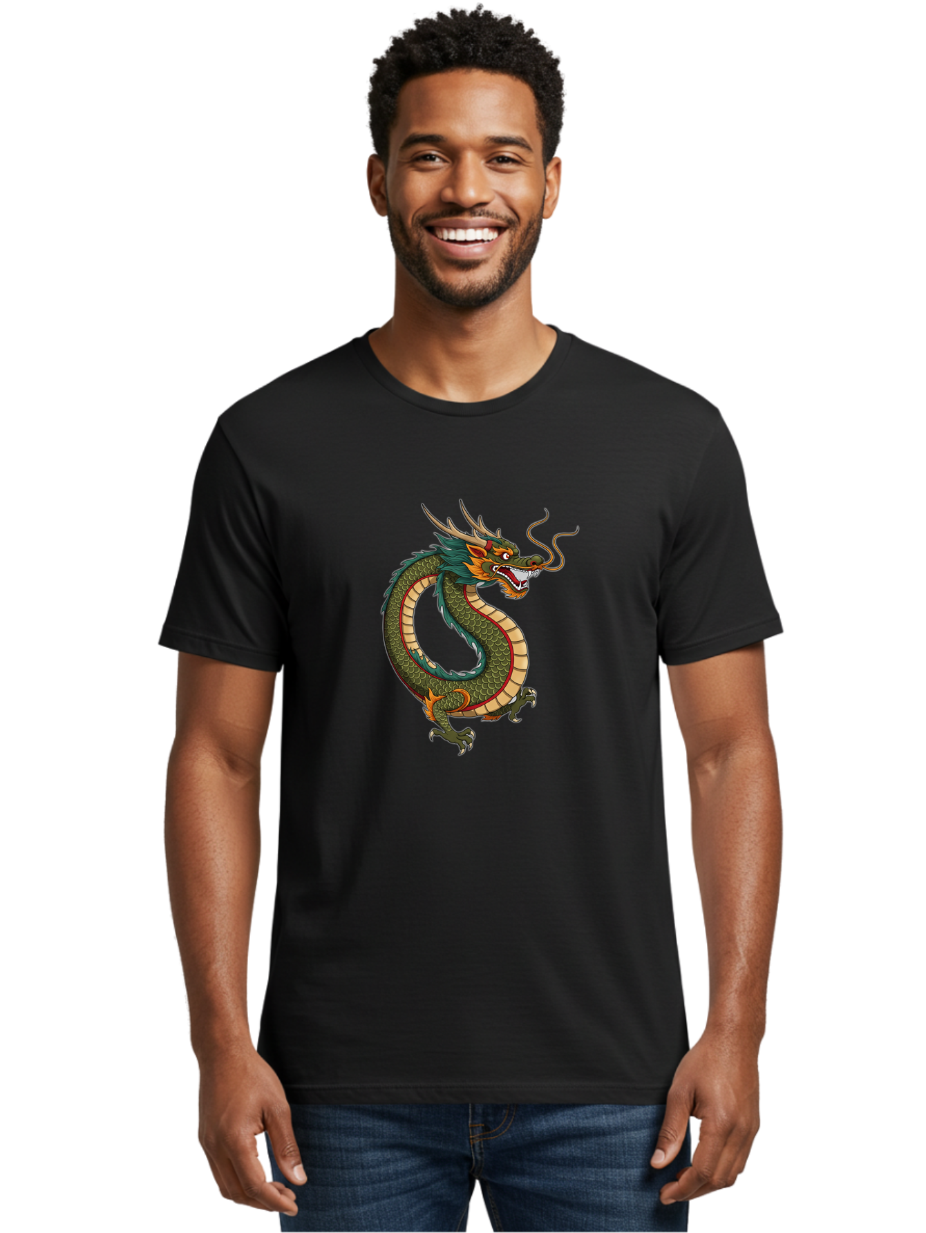 Chinese-Dragon Men'S Graphic Tee, 100% Cotton, Comfortable Casual Summer Wear, Machine Washable, Vintage Camera, Old Camera, Antique Camera, Black Camera, Classic Photography, Photography Equipment, Nostalgic Device, Film Camera, Camera Art Bam025