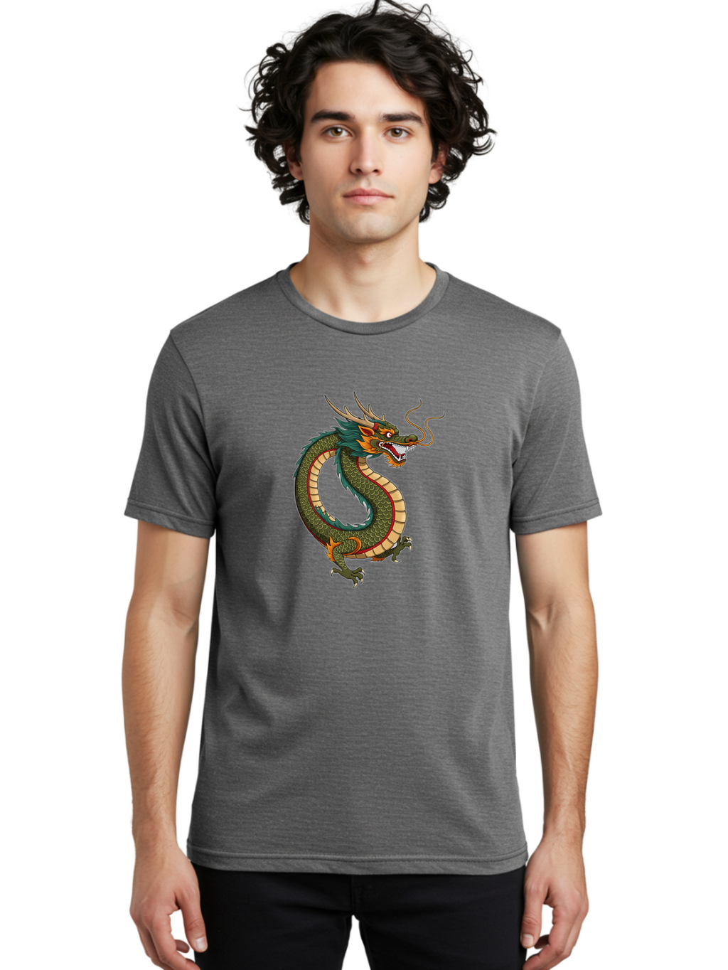 Chinese-Dragon Men'S Graphic Tee, 100% Cotton, Comfortable Casual Summer Wear, Machine Washable, Vintage Camera, Old Camera, Antique Camera, Black Camera, Classic Photography, Photography Equipment, Nostalgic Device, Film Camera, Camera Art Bam025