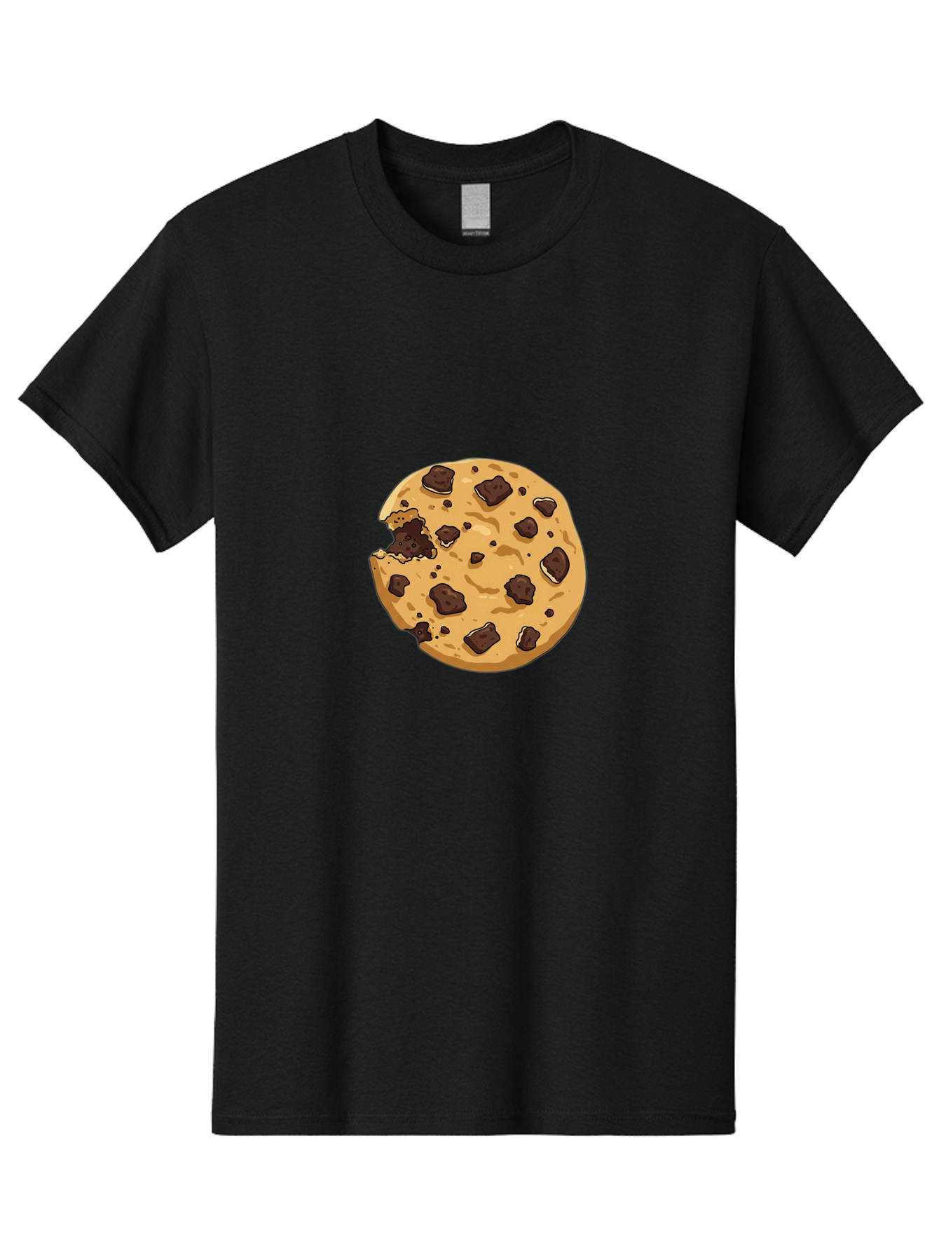 Chocolate-Chip-Cookie-Bite Men'S Graphic Tee, 100% Cotton, Comfortable Casual Summer Wear, Machine Washable, Vintage Camera, Old Camera, Antique Camera, Black Camera, Classic Photography, Photography Equipment, Nostalgic Device, Film Camera, Bam026