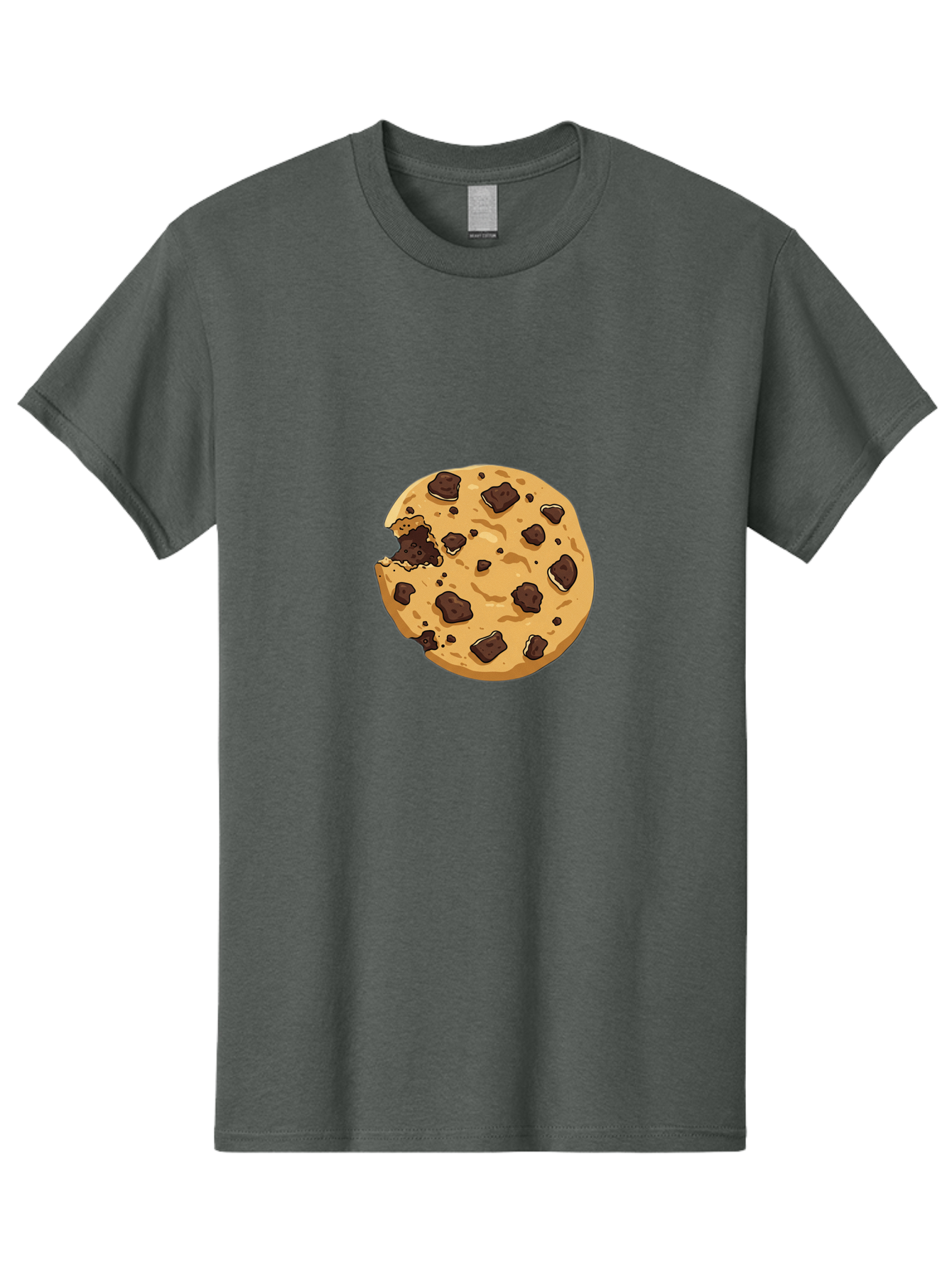 Chocolate-Chip-Cookie-Bite Men'S Graphic Tee, 100% Cotton, Comfortable Casual Summer Wear, Machine Washable, Vintage Camera, Old Camera, Antique Camera, Black Camera, Classic Photography, Photography Equipment, Nostalgic Device, Film Camera, Bam026
