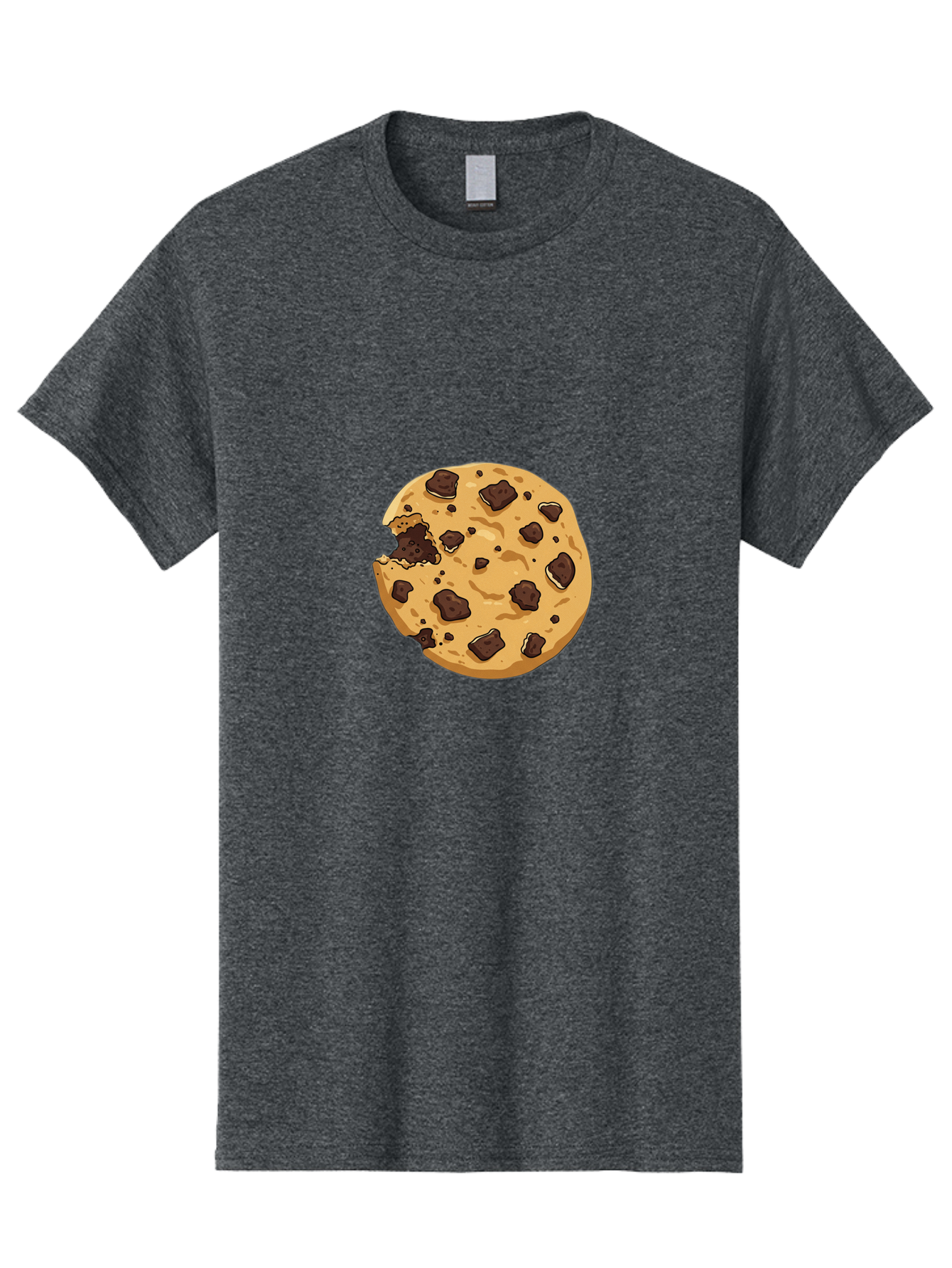 Chocolate-Chip-Cookie-Bite Men'S Graphic Tee, 100% Cotton, Comfortable Casual Summer Wear, Machine Washable, Vintage Camera, Old Camera, Antique Camera, Black Camera, Classic Photography, Photography Equipment, Nostalgic Device, Film Camera, Bam026