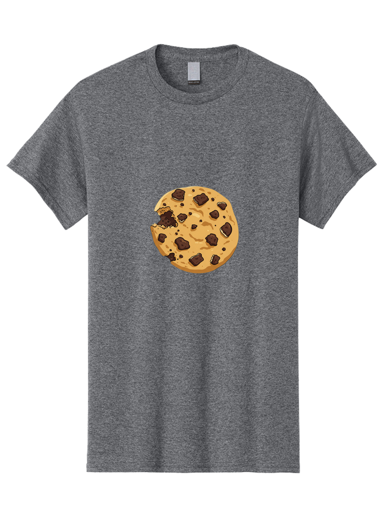 Chocolate-Chip-Cookie-Bite Men'S Graphic Tee, 100% Cotton, Comfortable Casual Summer Wear, Machine Washable, Vintage Camera, Old Camera, Antique Camera, Black Camera, Classic Photography, Photography Equipment, Nostalgic Device, Film Camera, Bam026