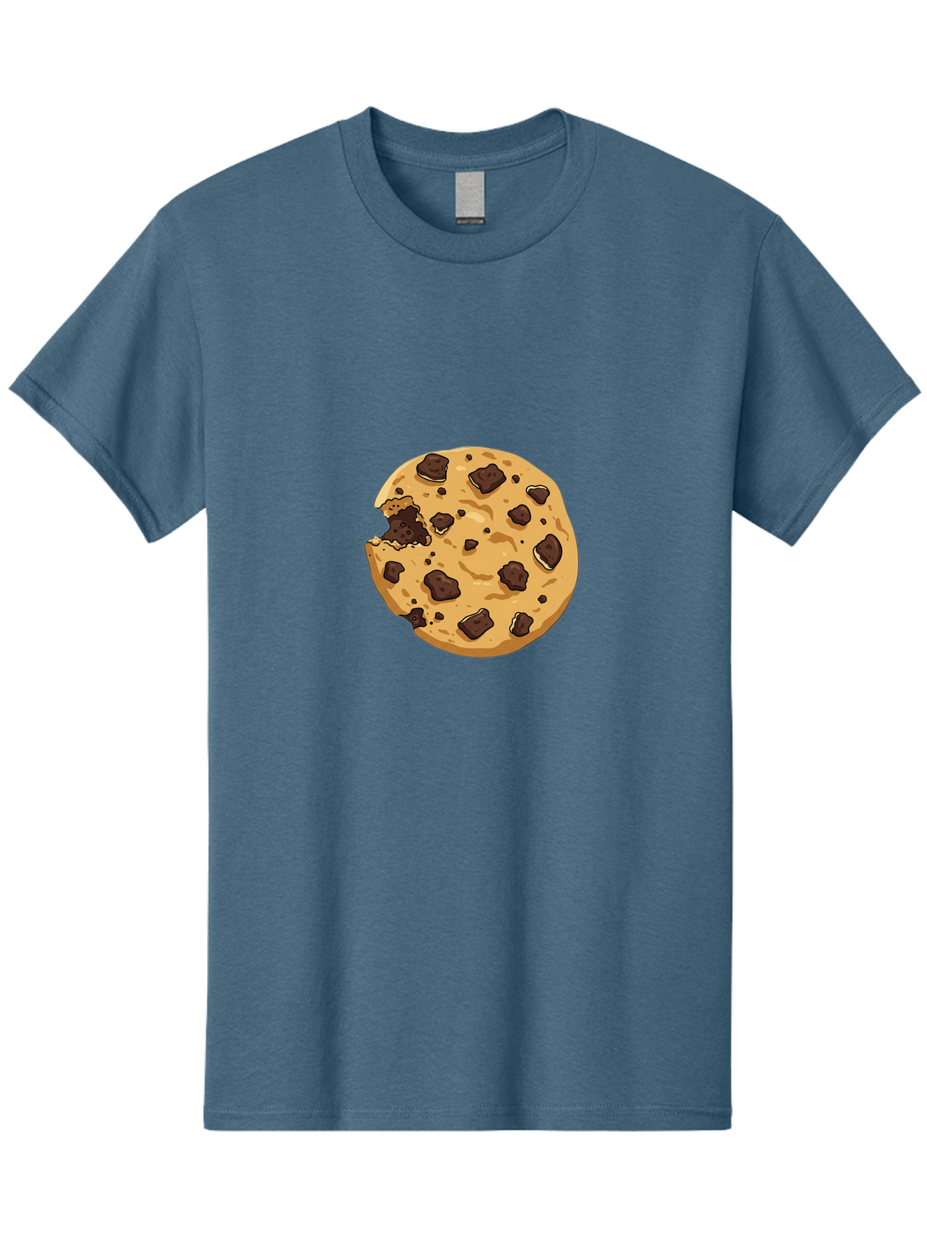 Chocolate-Chip-Cookie-Bite Men'S Graphic Tee, 100% Cotton, Comfortable Casual Summer Wear, Machine Washable, Vintage Camera, Old Camera, Antique Camera, Black Camera, Classic Photography, Photography Equipment, Nostalgic Device, Film Camera, Bam026