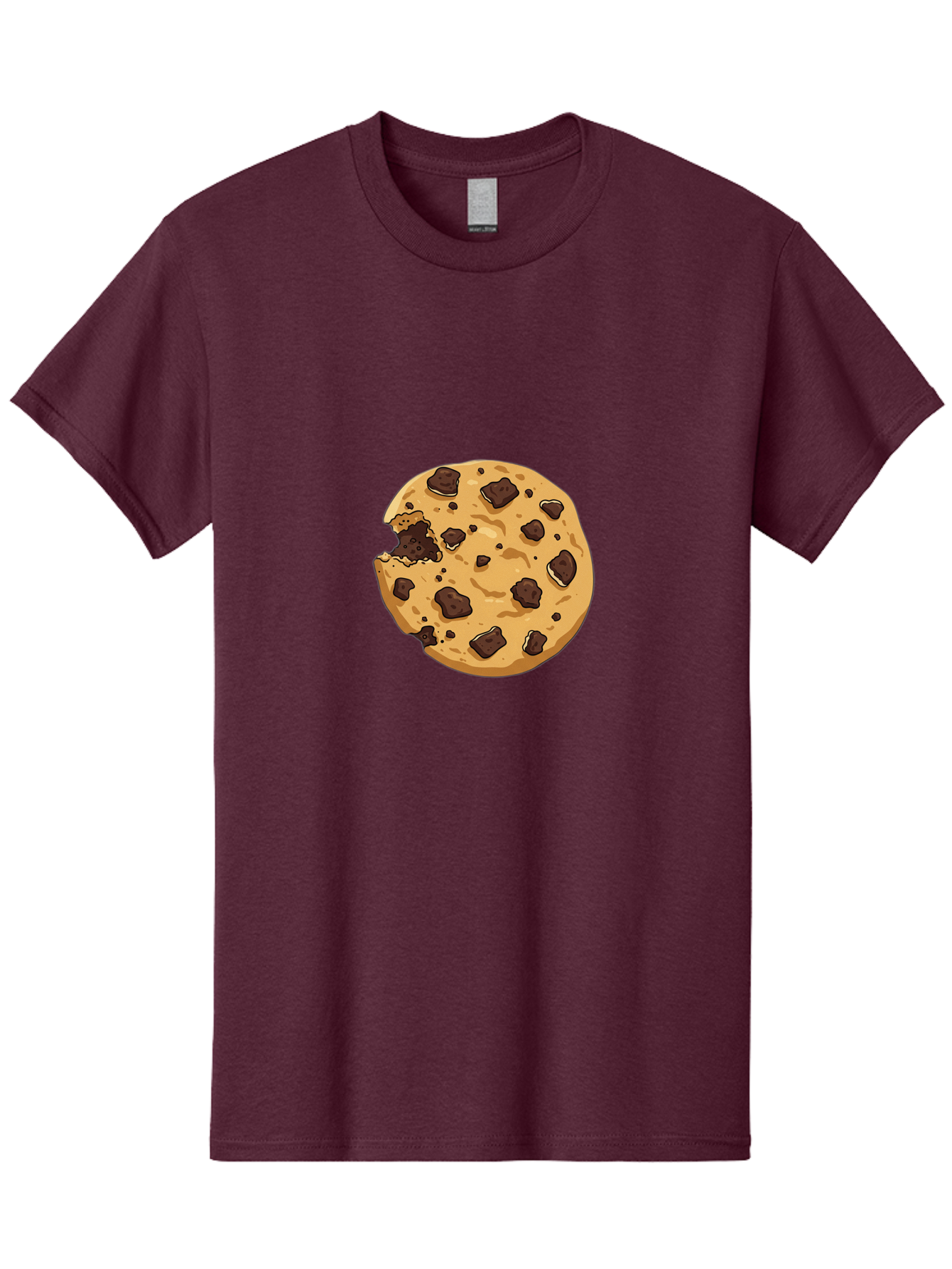 Chocolate-Chip-Cookie-Bite Men'S Graphic Tee, 100% Cotton, Comfortable Casual Summer Wear, Machine Washable, Vintage Camera, Old Camera, Antique Camera, Black Camera, Classic Photography, Photography Equipment, Nostalgic Device, Film Camera, Bam026