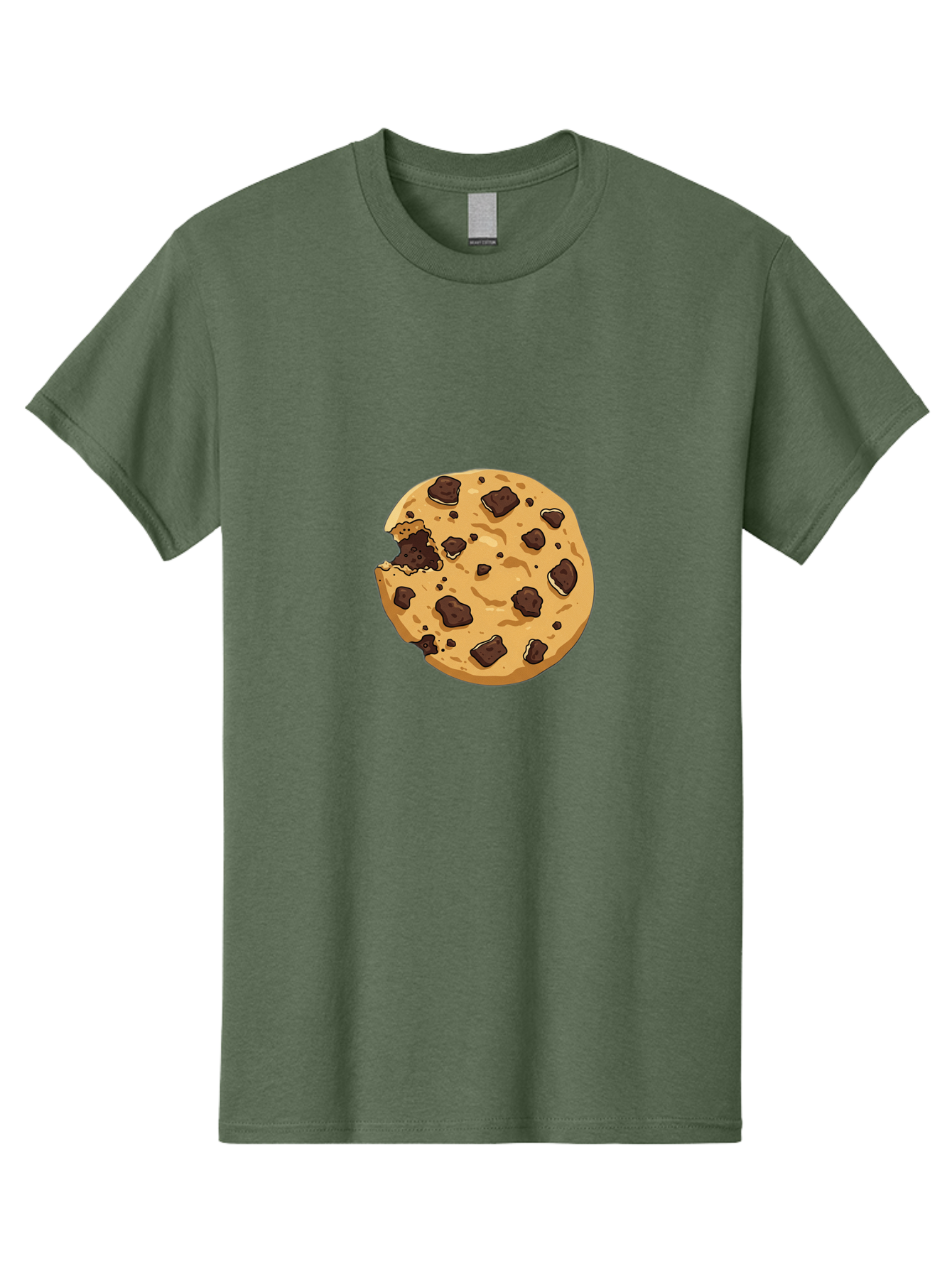 Chocolate-Chip-Cookie-Bite Men'S Graphic Tee, 100% Cotton, Comfortable Casual Summer Wear, Machine Washable, Vintage Camera, Old Camera, Antique Camera, Black Camera, Classic Photography, Photography Equipment, Nostalgic Device, Film Camera, Bam026