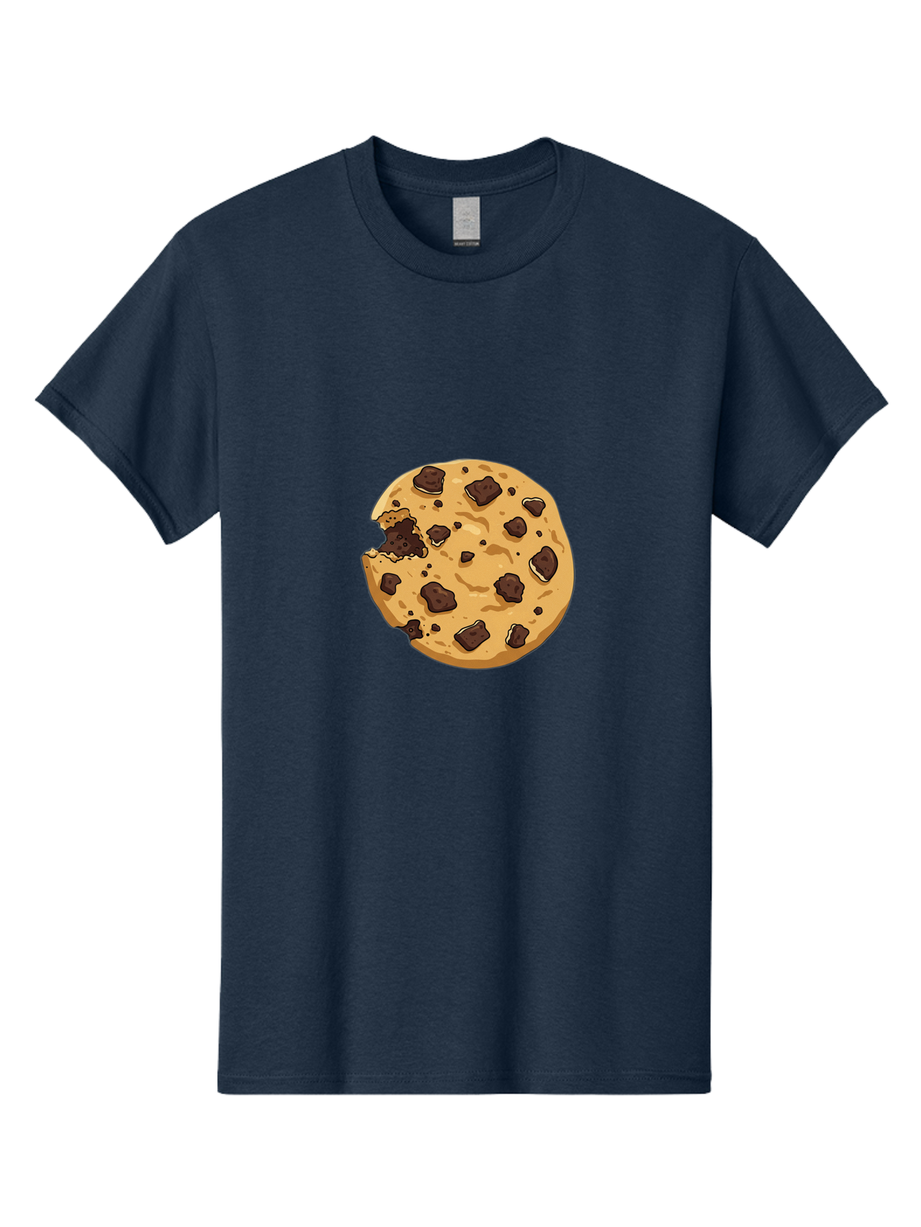 Chocolate-Chip-Cookie-Bite Men'S Graphic Tee, 100% Cotton, Comfortable Casual Summer Wear, Machine Washable, Vintage Camera, Old Camera, Antique Camera, Black Camera, Classic Photography, Photography Equipment, Nostalgic Device, Film Camera, Bam026