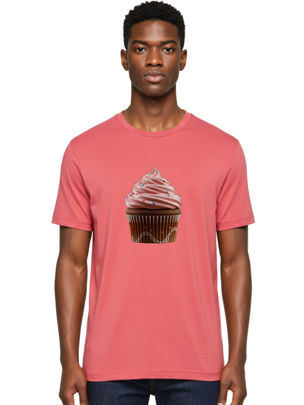 Chocolate-Cupcake Men'S Graphic Tee, 100% Cotton, Comfortable Casual Summer Wear, Machine Washable, Vintage Camera, Old Camera, Antique Camera, Black Camera, Classic Photography, Photography Equipment, Nostalgic Device, Film Camera, Camera Art Bam027