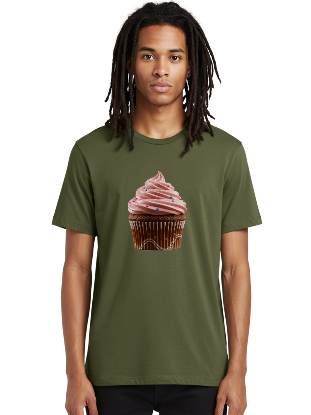 Chocolate-Cupcake Men'S Graphic Tee, 100% Cotton, Comfortable Casual Summer Wear, Machine Washable, Vintage Camera, Old Camera, Antique Camera, Black Camera, Classic Photography, Photography Equipment, Nostalgic Device, Film Camera, Camera Art Bam027