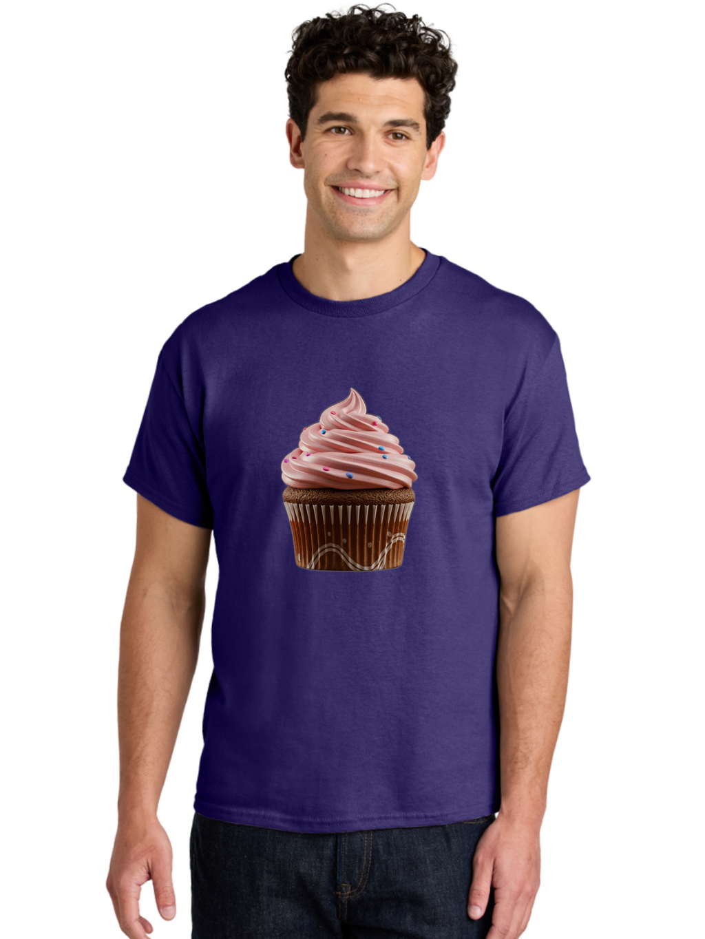 Chocolate-Cupcake Men'S Graphic Tee, 100% Cotton, Comfortable Casual Summer Wear, Machine Washable, Vintage Camera, Old Camera, Antique Camera, Black Camera, Classic Photography, Photography Equipment, Nostalgic Device, Film Camera, Camera Art Bam027