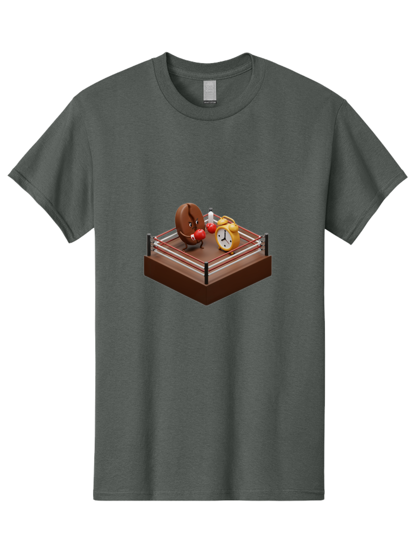 Chocolate-Donut-In-Boxing-Ring Men'S Graphic Tee, 100% Cotton, Comfortable Casual Summer Wear, Machine Washable, Vintage Camera, Old Camera, Antique Camera, Black Camera, Classic Photography, Photography Equipment, Nostalgic Device, Bam029