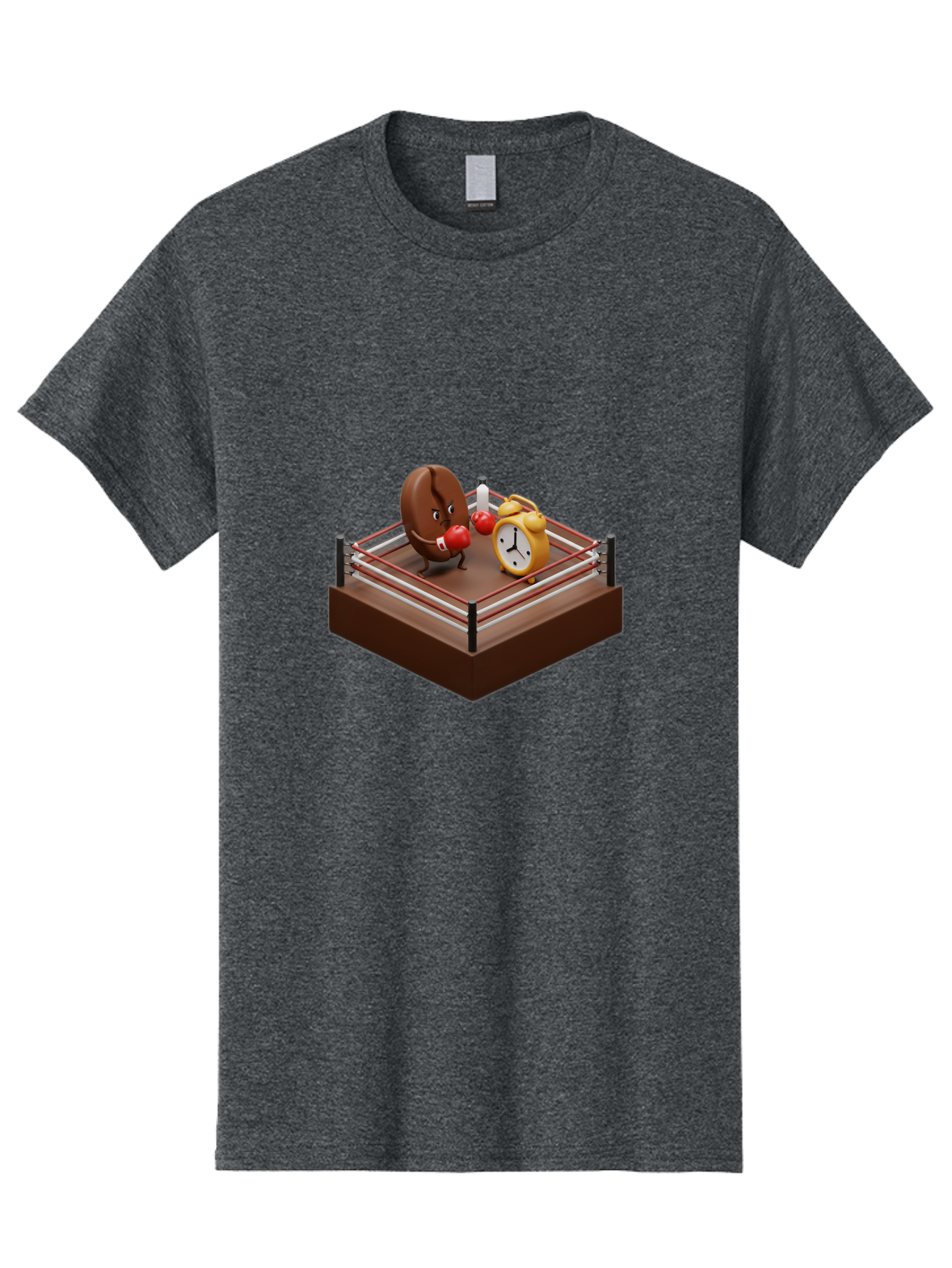 Chocolate-Donut-In-Boxing-Ring Men'S Graphic Tee, 100% Cotton, Comfortable Casual Summer Wear, Machine Washable, Vintage Camera, Old Camera, Antique Camera, Black Camera, Classic Photography, Photography Equipment, Nostalgic Device, Bam029