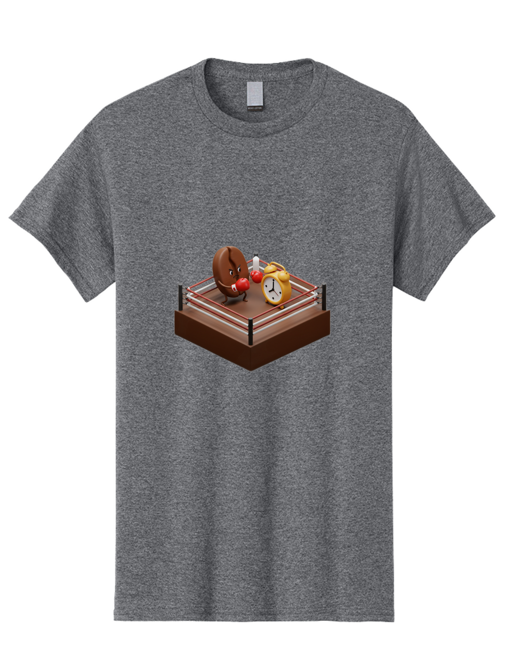 Chocolate-Donut-In-Boxing-Ring Men'S Graphic Tee, 100% Cotton, Comfortable Casual Summer Wear, Machine Washable, Vintage Camera, Old Camera, Antique Camera, Black Camera, Classic Photography, Photography Equipment, Nostalgic Device, Bam029