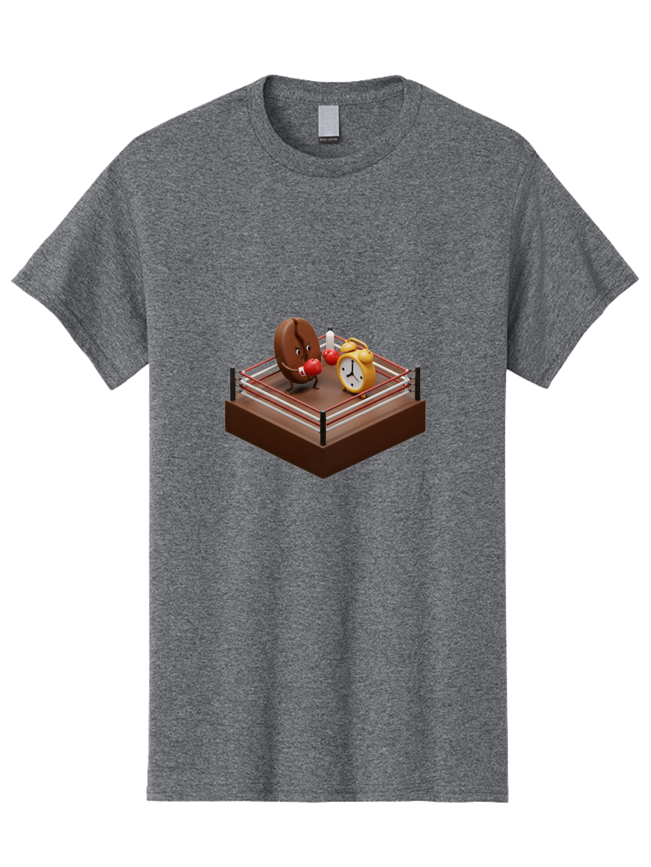 Chocolate-Donut-In-Boxing-Ring Men'S Graphic Tee, 100% Cotton, Comfortable Casual Summer Wear, Machine Washable, Vintage Camera, Old Camera, Antique Camera, Black Camera, Classic Photography, Photography Equipment, Nostalgic Device, Bam029