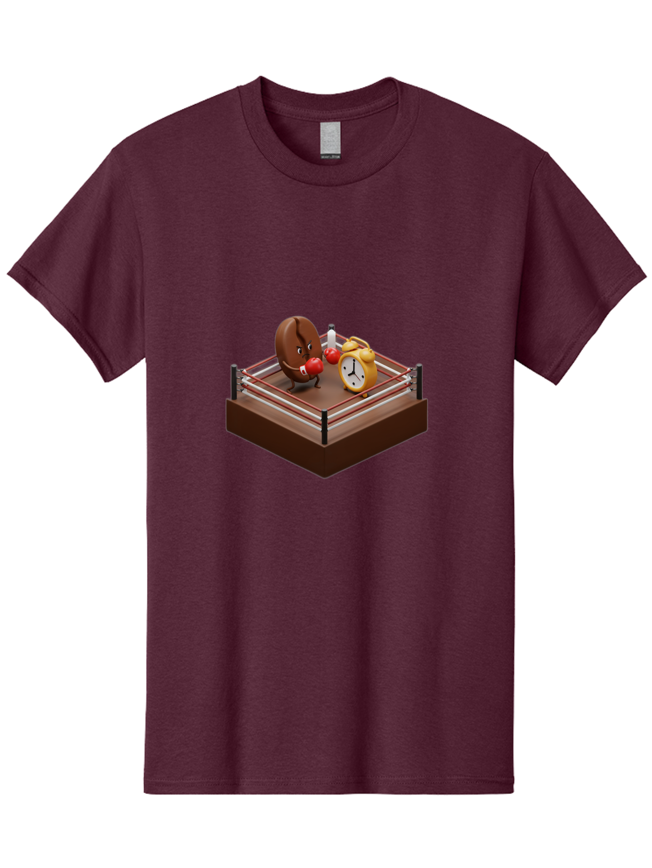 Chocolate-Donut-In-Boxing-Ring Men'S Graphic Tee, 100% Cotton, Comfortable Casual Summer Wear, Machine Washable, Vintage Camera, Old Camera, Antique Camera, Black Camera, Classic Photography, Photography Equipment, Nostalgic Device, Bam029