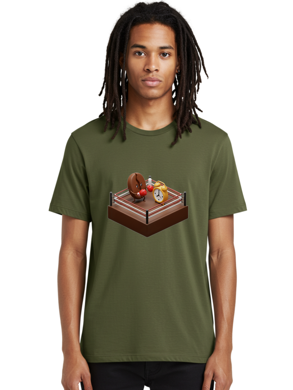 Chocolate-Donut-In-Boxing-Ring Men'S Graphic Tee, 100% Cotton, Comfortable Casual Summer Wear, Machine Washable, Vintage Camera, Old Camera, Antique Camera, Black Camera, Classic Photography, Photography Equipment, Nostalgic Device, Bam029