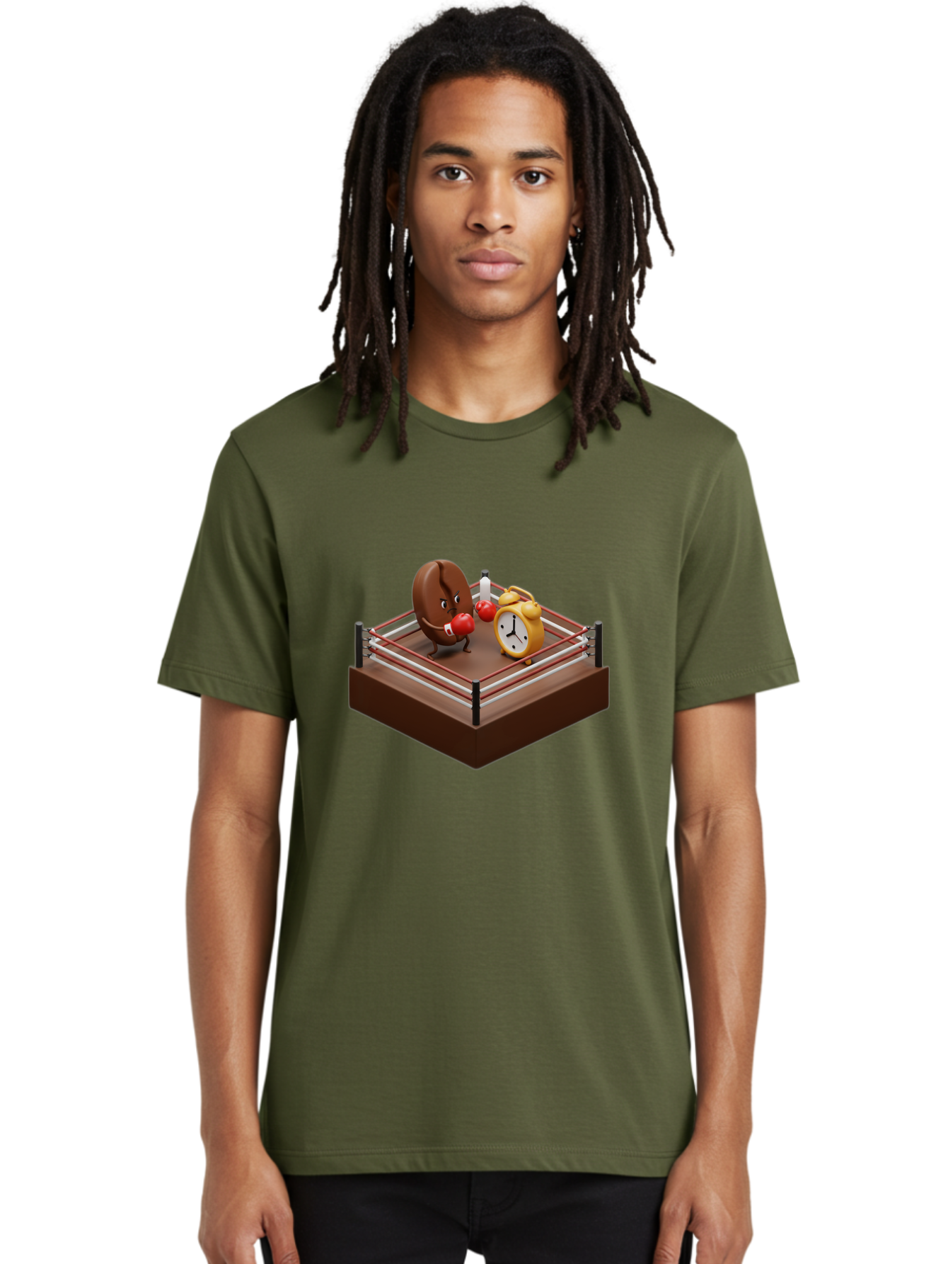 Chocolate-Donut-In-Boxing-Ring Men'S Graphic Tee, 100% Cotton, Comfortable Casual Summer Wear, Machine Washable, Vintage Camera, Old Camera, Antique Camera, Black Camera, Classic Photography, Photography Equipment, Nostalgic Device, Bam029