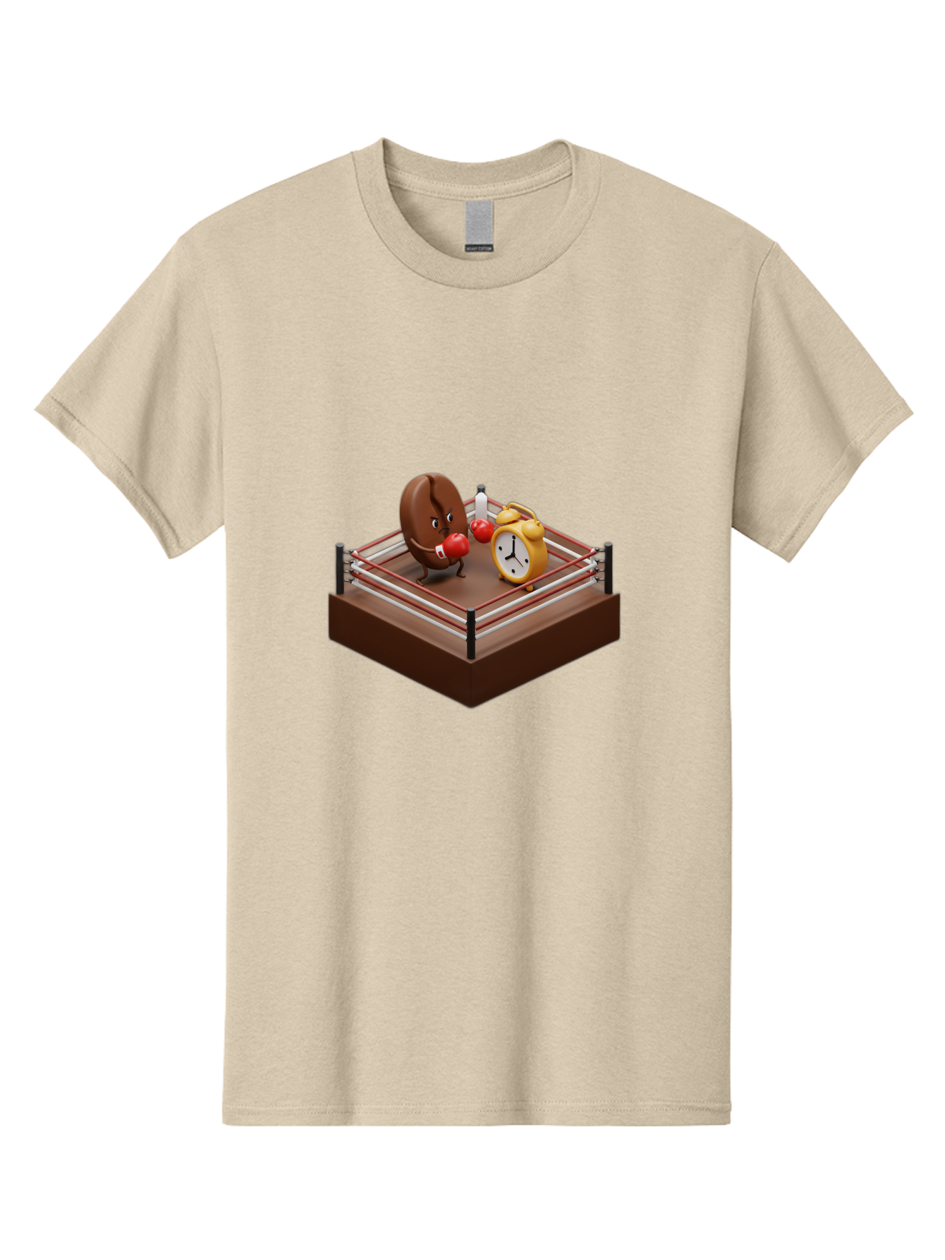 Chocolate-Donut-In-Boxing-Ring Men'S Graphic Tee, 100% Cotton, Comfortable Casual Summer Wear, Machine Washable, Vintage Camera, Old Camera, Antique Camera, Black Camera, Classic Photography, Photography Equipment, Nostalgic Device, Bam029