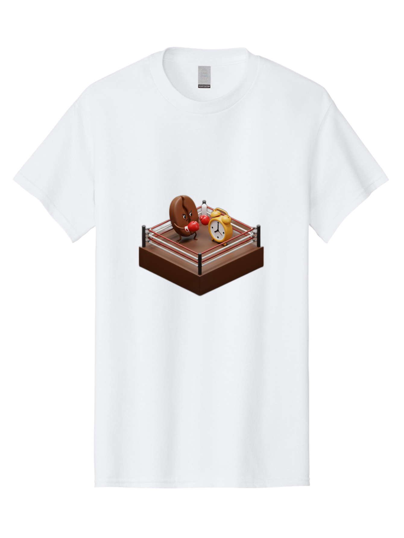 Chocolate-Donut-In-Boxing-Ring Men'S Graphic Tee, 100% Cotton, Comfortable Casual Summer Wear, Machine Washable, Vintage Camera, Old Camera, Antique Camera, Black Camera, Classic Photography, Photography Equipment, Nostalgic Device, Bam029