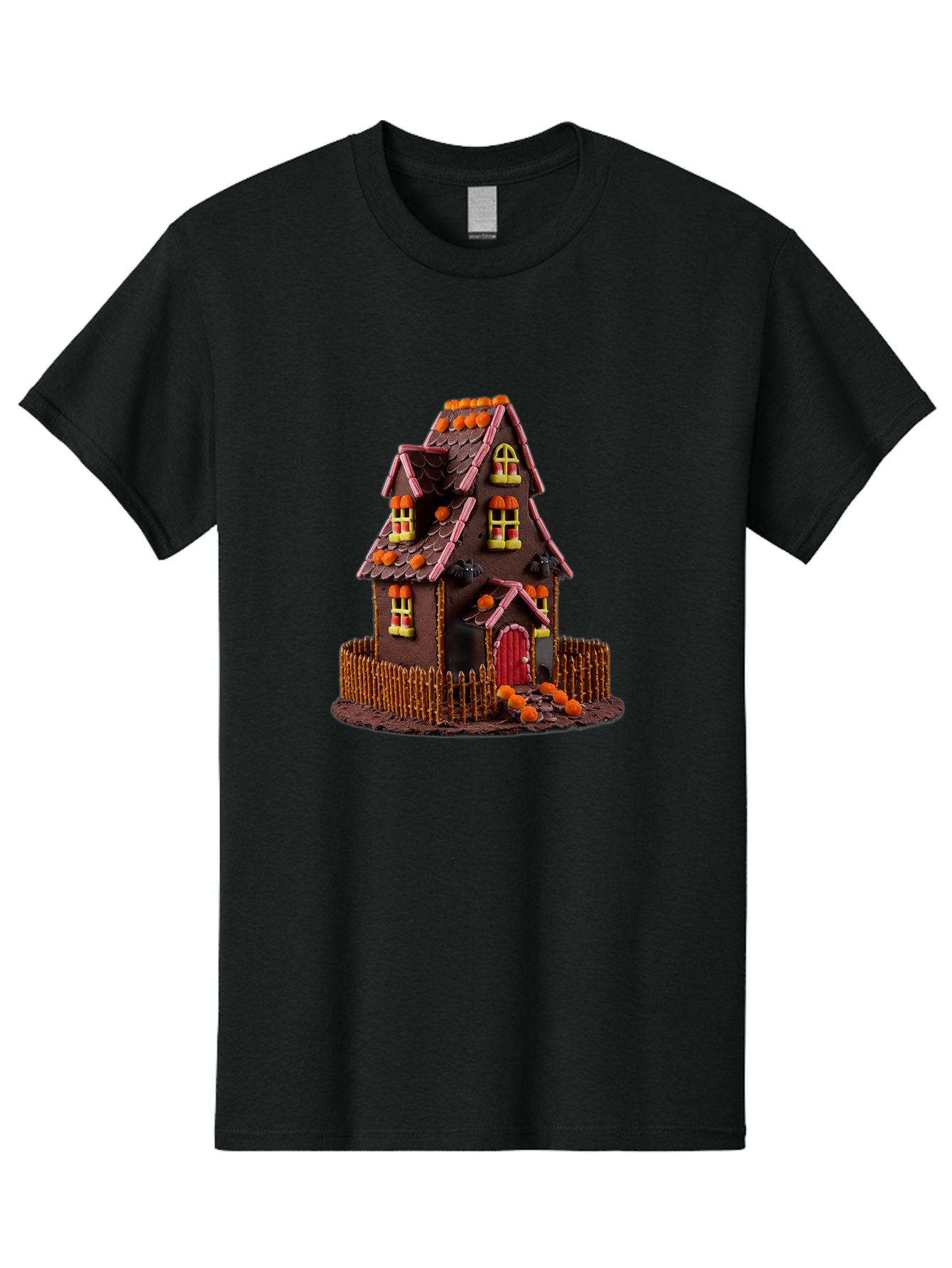 Chocolate-Gingerbread-House Men'S Graphic Tee, 100% Cotton, Comfortable Casual Summer Wear, Machine Washable, Vintage Camera, Old Camera, Antique Camera, Black Camera, Classic Photography, Photography Equipment, Nostalgic Device, Film Camera, Bam030