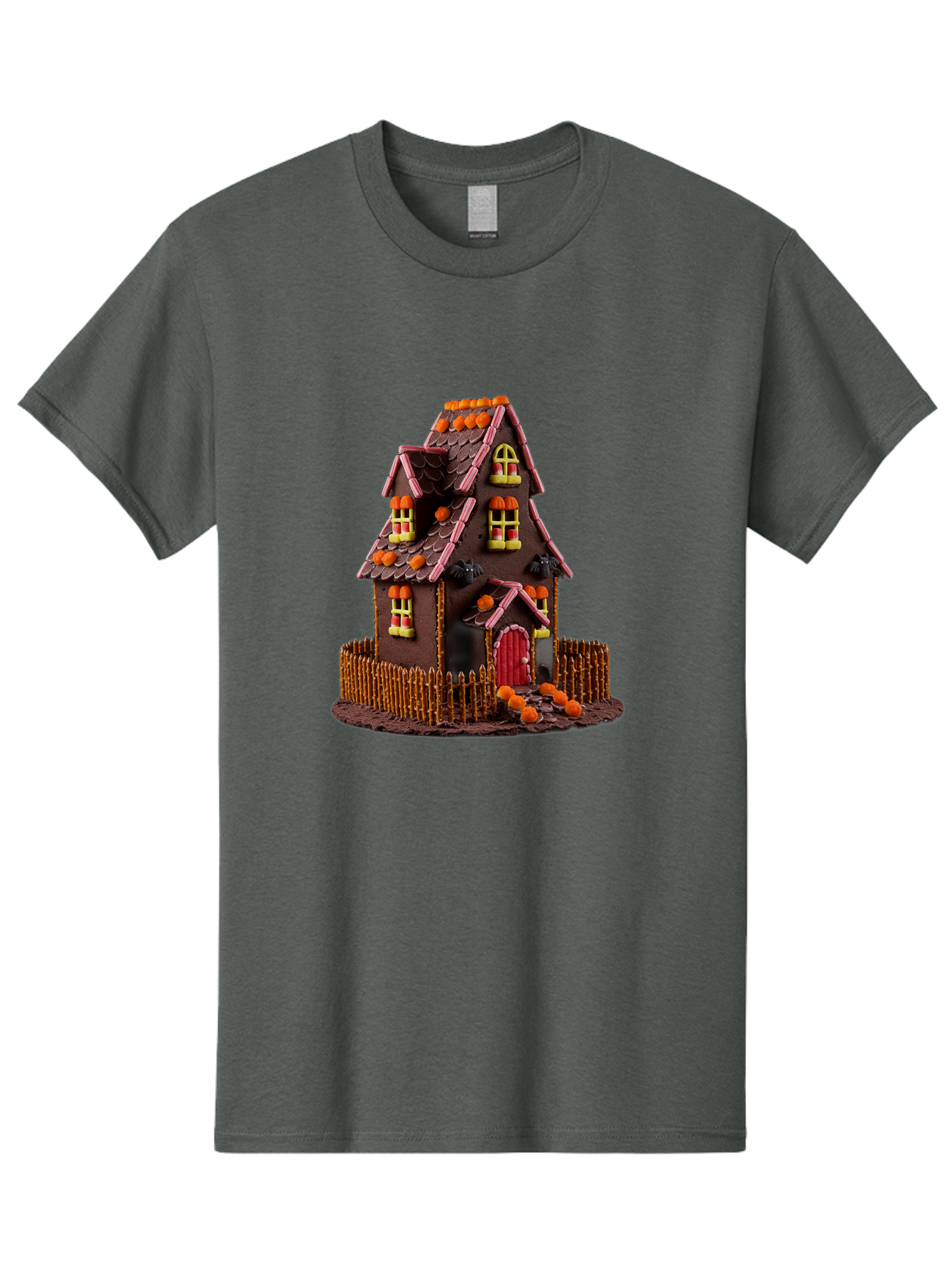 Chocolate-Gingerbread-House Men'S Graphic Tee, 100% Cotton, Comfortable Casual Summer Wear, Machine Washable, Vintage Camera, Old Camera, Antique Camera, Black Camera, Classic Photography, Photography Equipment, Nostalgic Device, Film Camera, Bam030