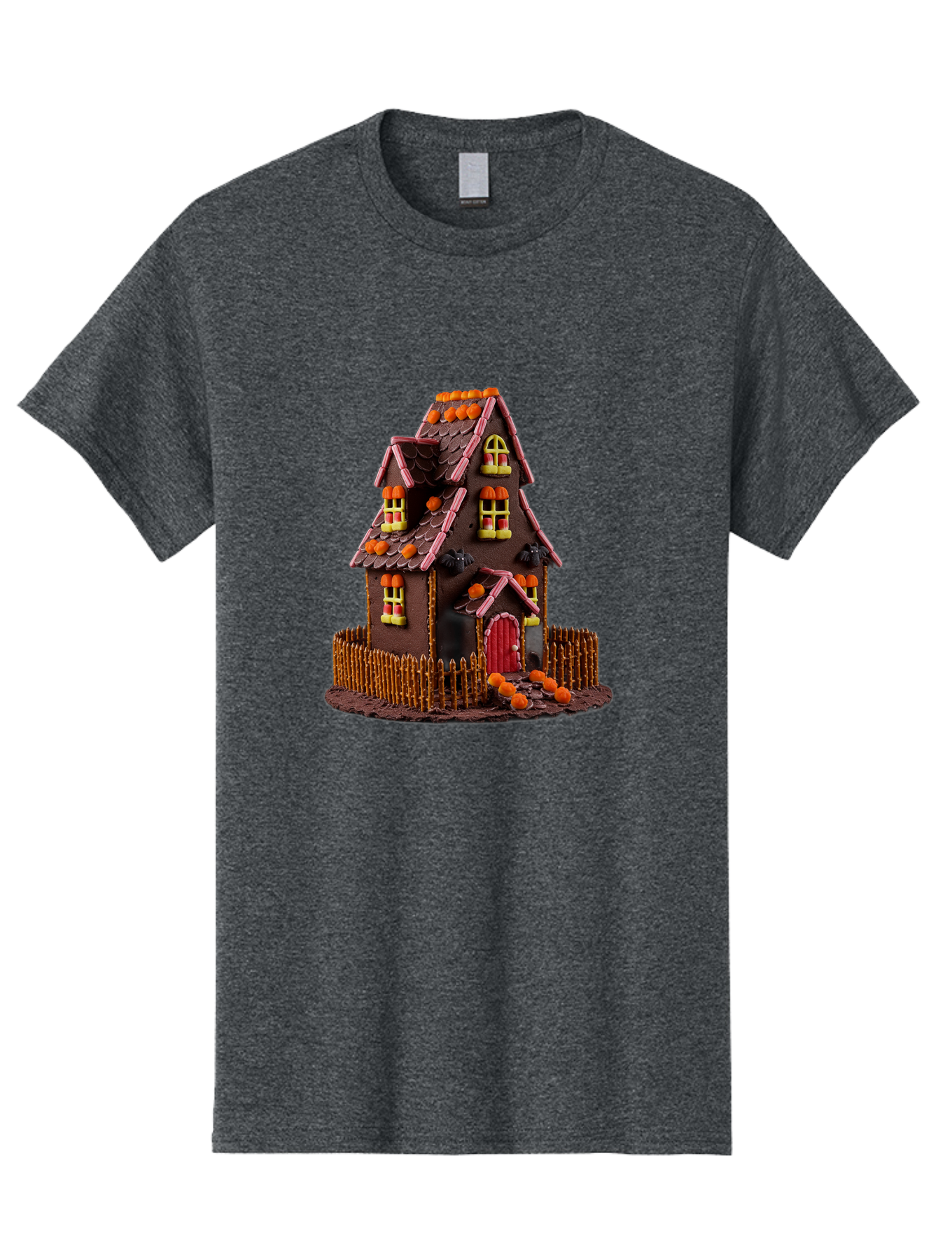 Chocolate-Gingerbread-House Men'S Graphic Tee, 100% Cotton, Comfortable Casual Summer Wear, Machine Washable, Vintage Camera, Old Camera, Antique Camera, Black Camera, Classic Photography, Photography Equipment, Nostalgic Device, Film Camera, Bam030