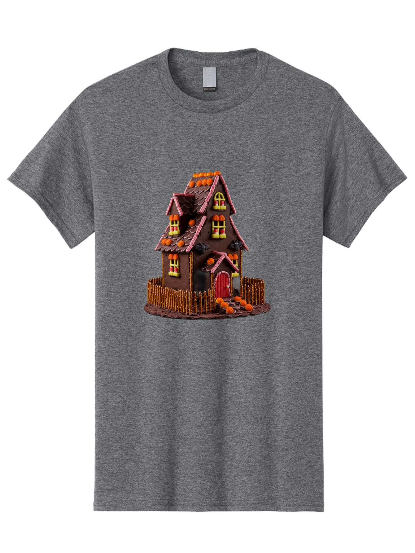 Chocolate-Gingerbread-House Men'S Graphic Tee, 100% Cotton, Comfortable Casual Summer Wear, Machine Washable, Vintage Camera, Old Camera, Antique Camera, Black Camera, Classic Photography, Photography Equipment, Nostalgic Device, Film Camera, Bam030