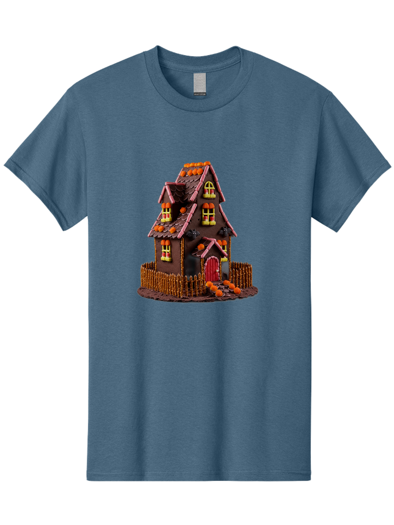 Chocolate-Gingerbread-House Men'S Graphic Tee, 100% Cotton, Comfortable Casual Summer Wear, Machine Washable, Vintage Camera, Old Camera, Antique Camera, Black Camera, Classic Photography, Photography Equipment, Nostalgic Device, Film Camera, Bam030