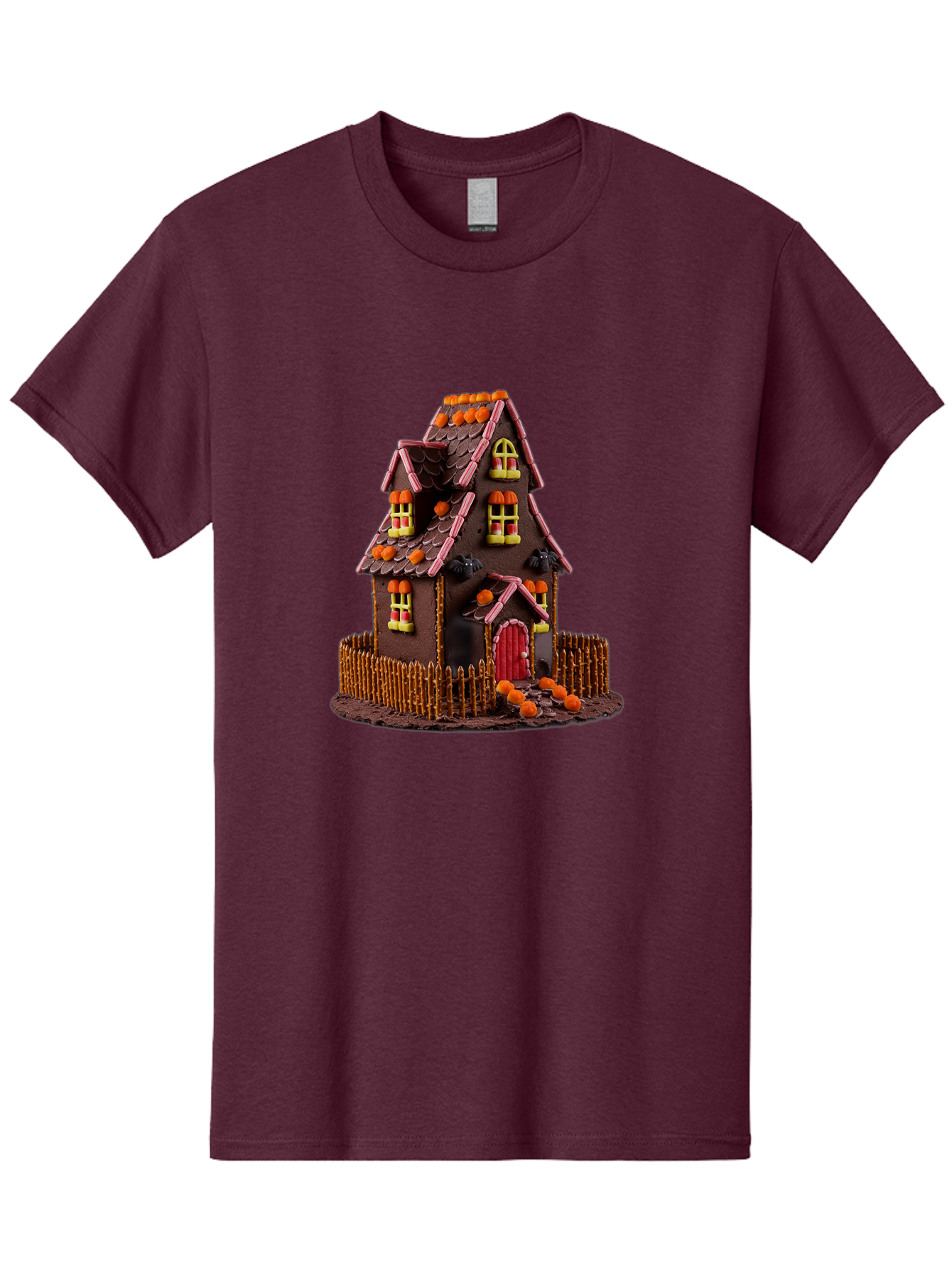 Chocolate-Gingerbread-House Men'S Graphic Tee, 100% Cotton, Comfortable Casual Summer Wear, Machine Washable, Vintage Camera, Old Camera, Antique Camera, Black Camera, Classic Photography, Photography Equipment, Nostalgic Device, Film Camera, Bam030