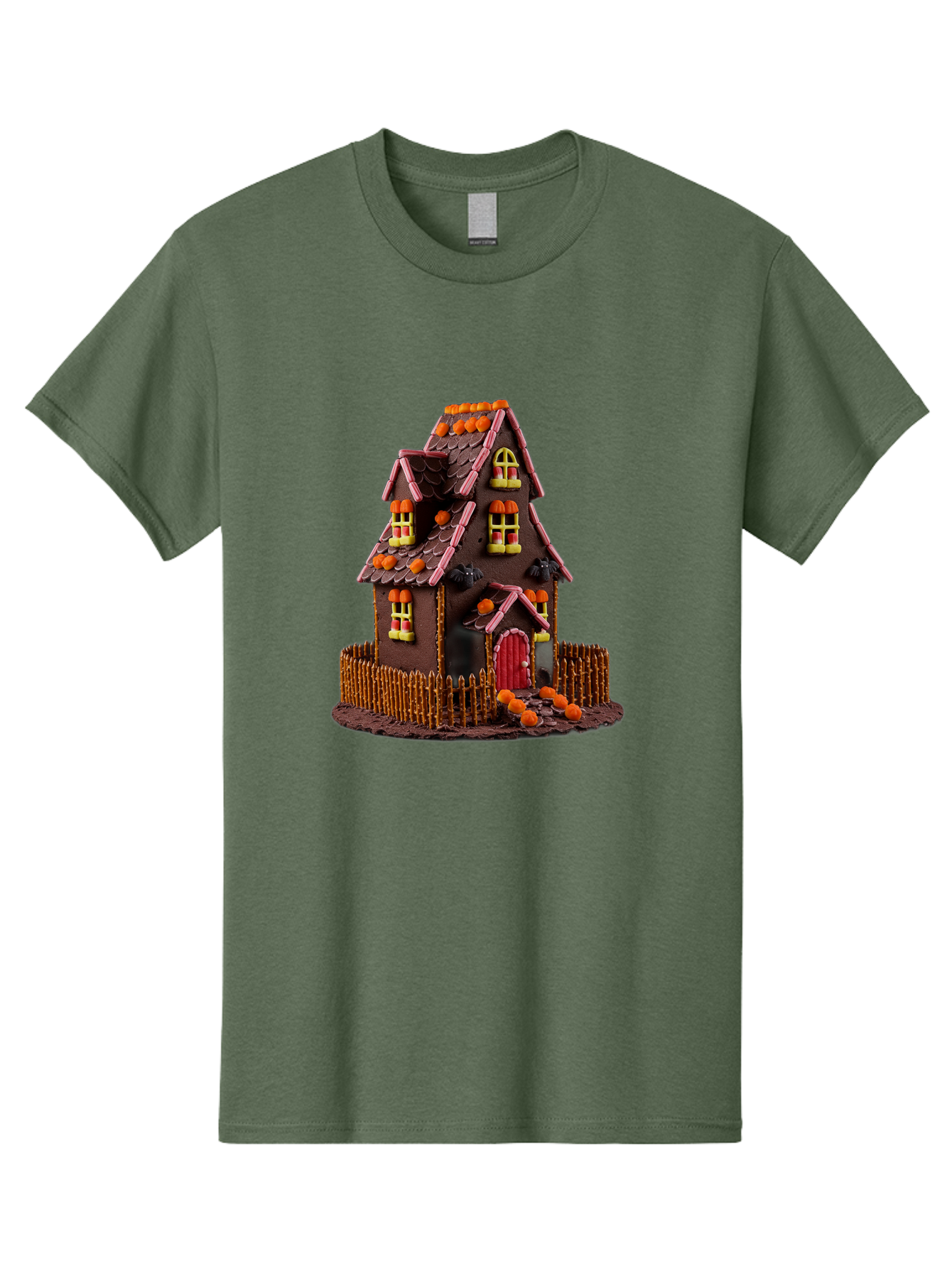 Chocolate-Gingerbread-House Men'S Graphic Tee, 100% Cotton, Comfortable Casual Summer Wear, Machine Washable, Vintage Camera, Old Camera, Antique Camera, Black Camera, Classic Photography, Photography Equipment, Nostalgic Device, Film Camera, Bam030