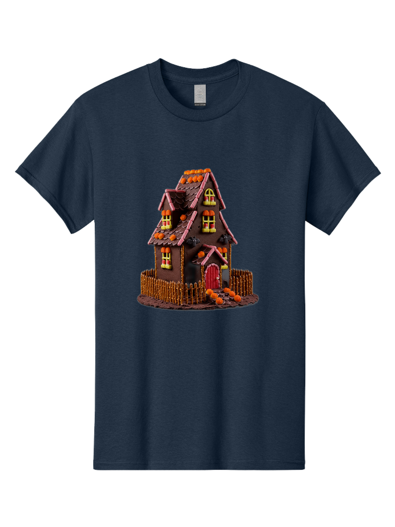 Chocolate-Gingerbread-House Men'S Graphic Tee, 100% Cotton, Comfortable Casual Summer Wear, Machine Washable, Vintage Camera, Old Camera, Antique Camera, Black Camera, Classic Photography, Photography Equipment, Nostalgic Device, Film Camera, Bam030