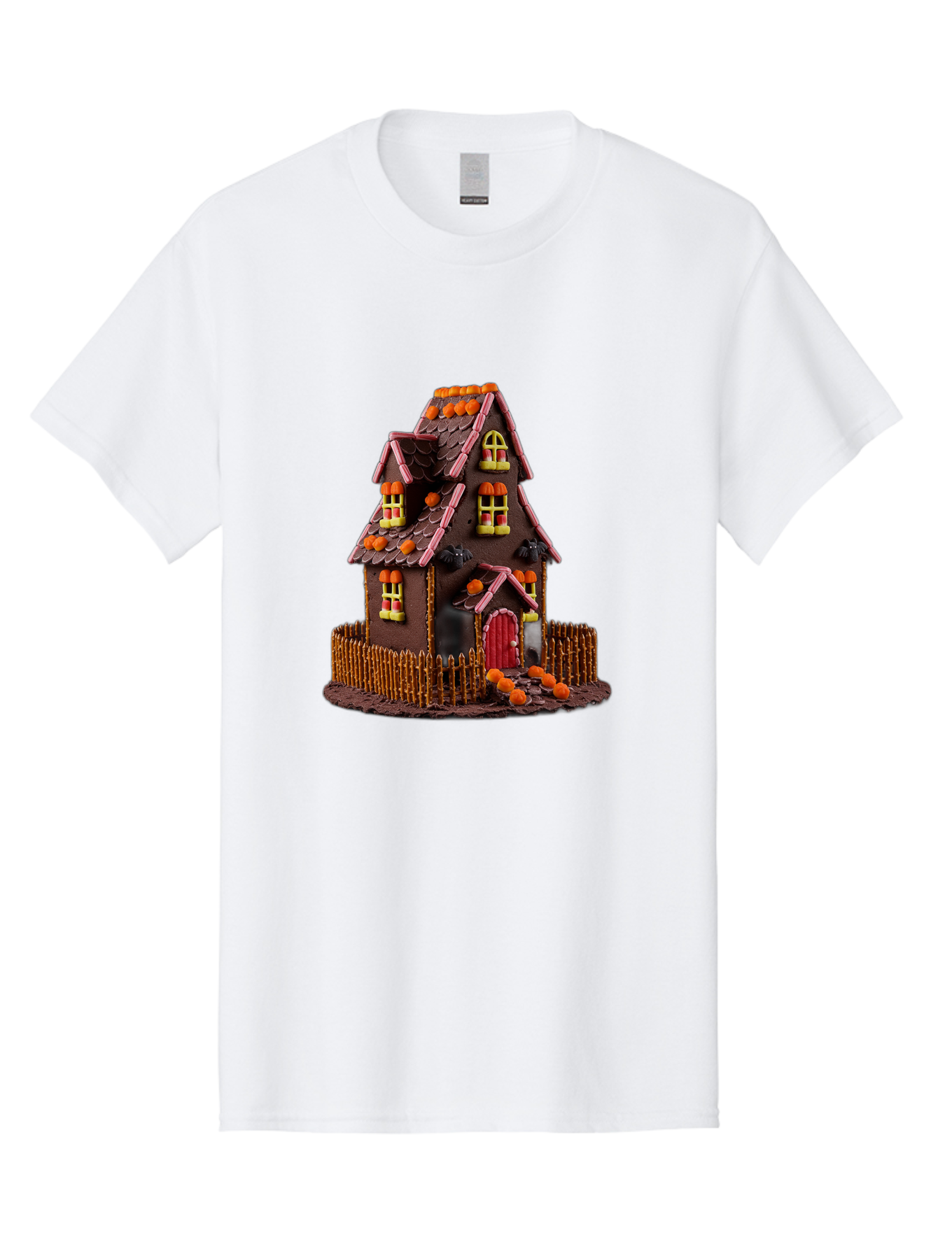 Chocolate-Gingerbread-House Men'S Graphic Tee, 100% Cotton, Comfortable Casual Summer Wear, Machine Washable, Vintage Camera, Old Camera, Antique Camera, Black Camera, Classic Photography, Photography Equipment, Nostalgic Device, Film Camera, Bam030