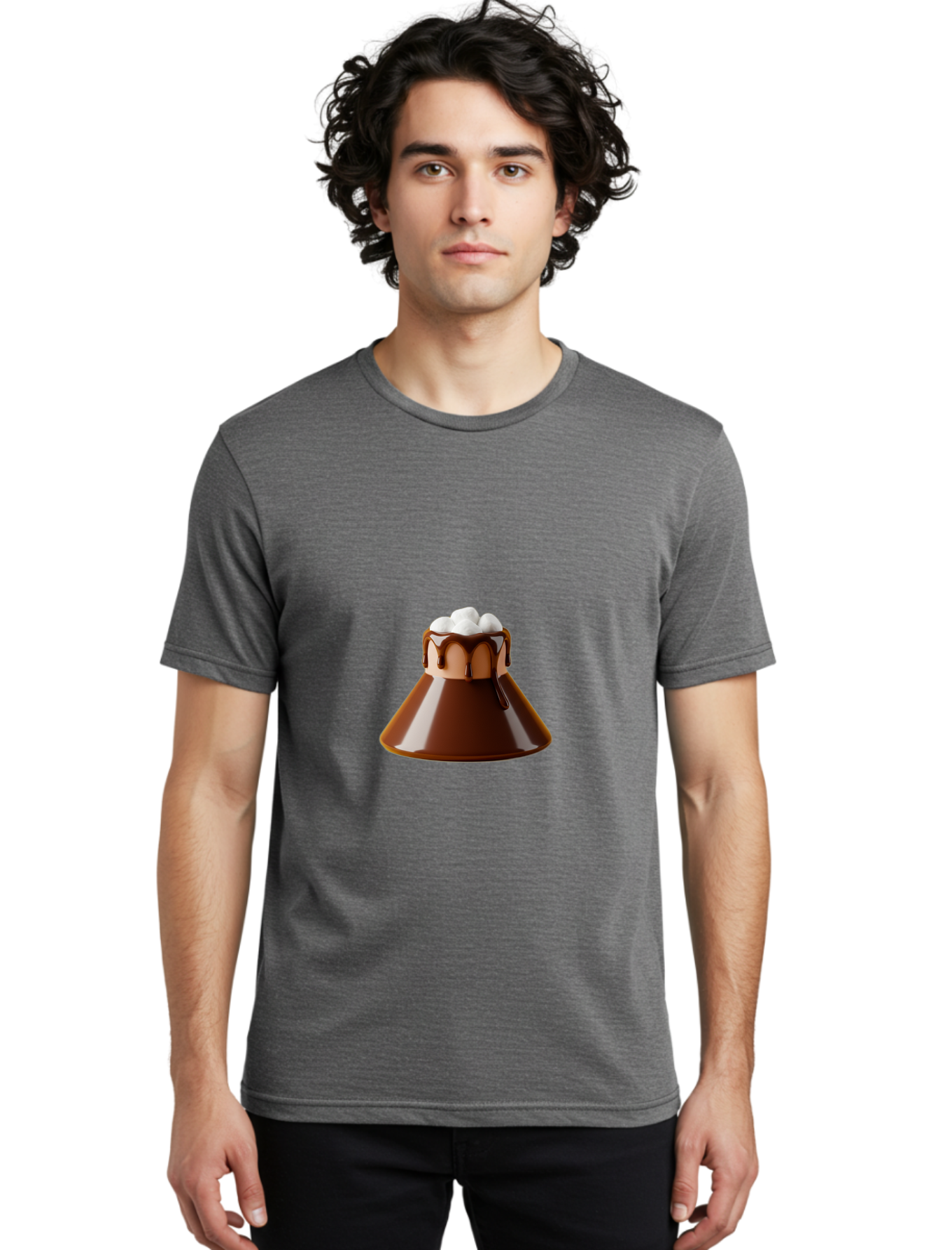 Chocolate-Malt Men'S Graphic Tee, 100% Cotton, Comfortable Casual Summer Wear, Machine Washable, Vintage Camera, Old Camera, Antique Camera, Black Camera, Classic Photography, Photography Equipment, Nostalgic Device, Film Camera, Camera Art Bam031