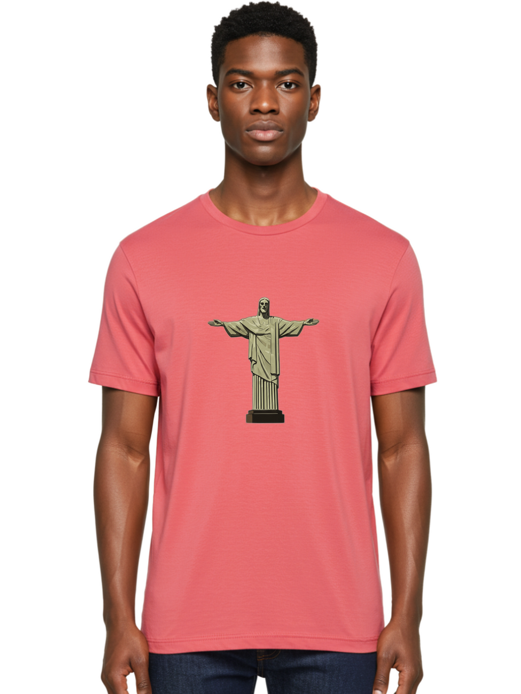 Christ-The-Redeemer Men'S Graphic Tee, 100% Cotton, Comfortable Casual Summer Wear, Machine Washable, Vintage Camera, Old Camera, Antique Camera, Black Camera, Classic Photography, Photography Equipment, Nostalgic Device, Film Camera, Bam032