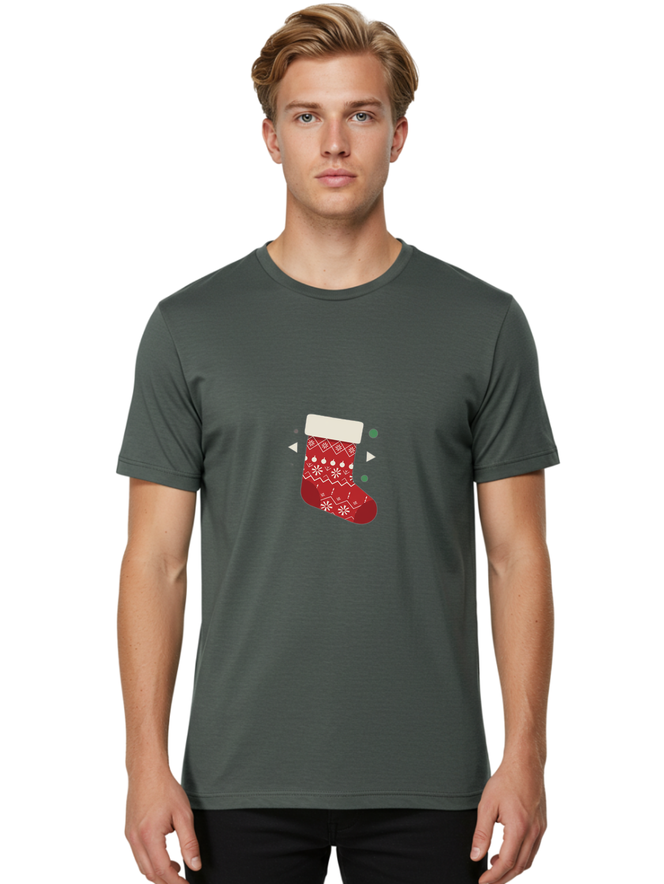 Christmas-Stocking Men'S Graphic Tee, 100% Cotton, Comfortable Casual Summer Wear, Machine Washable, Vintage Camera, Old Camera, Antique Camera, Black Camera, Classic Photography, Photography Equipment, Nostalgic Device, Film Camera, Bam033