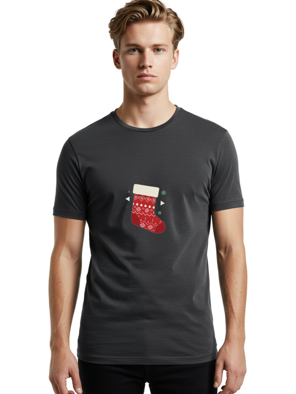 Christmas-Stocking Men'S Graphic Tee, 100% Cotton, Comfortable Casual Summer Wear, Machine Washable, Vintage Camera, Old Camera, Antique Camera, Black Camera, Classic Photography, Photography Equipment, Nostalgic Device, Film Camera, Bam033