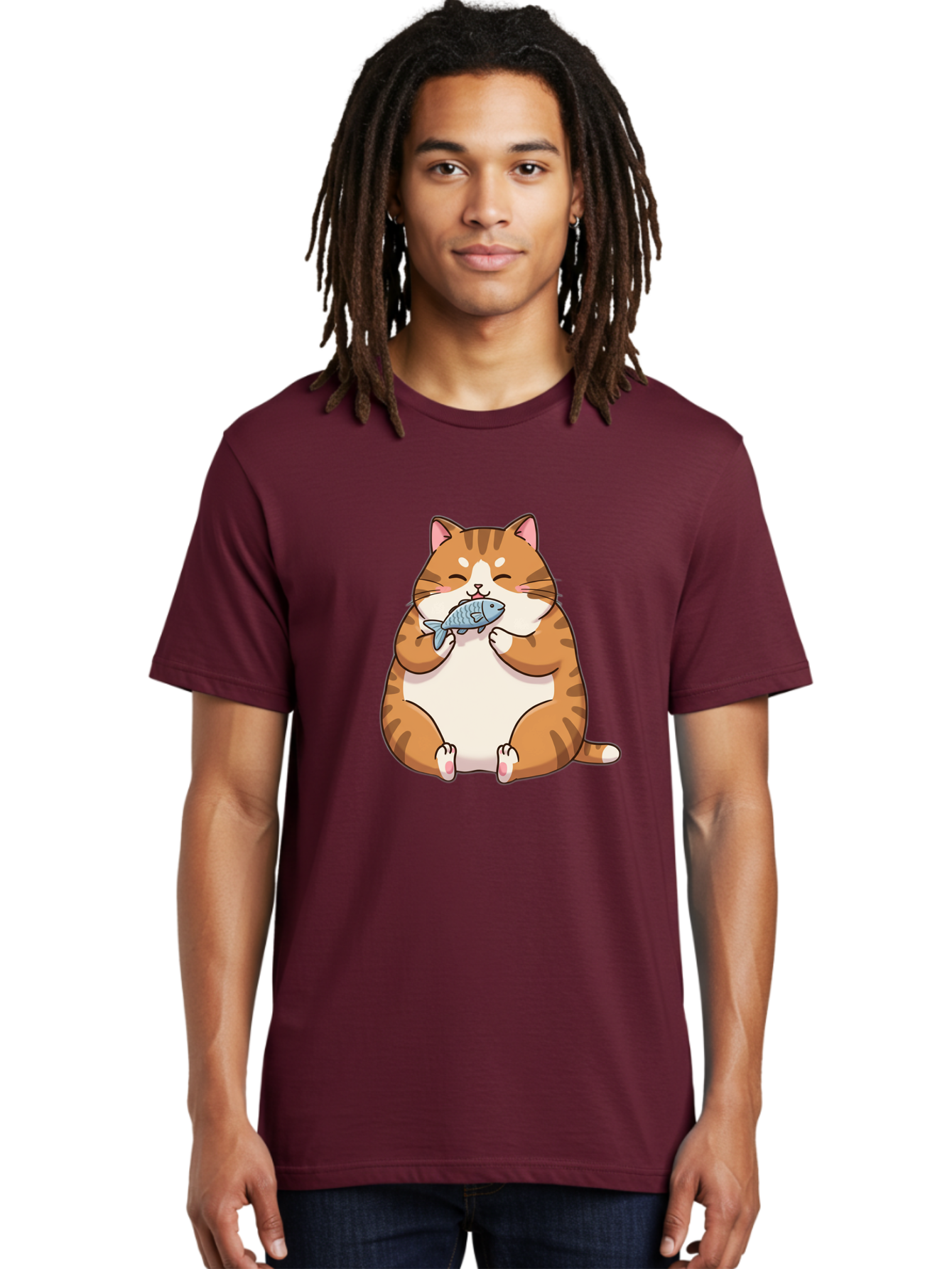 Chubby-Cat-Eating-Fish Men'S Graphic Tee, 100% Cotton, Comfortable Casual Summer Wear, Machine Washable, Vintage Camera, Old Camera, Antique Camera, Black Camera, Classic Photography, Photography Equipment, Nostalgic Device, Film Camera, Bam034