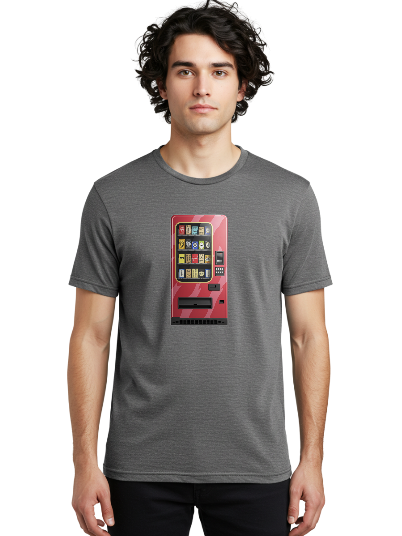 Cigarette-Vending-Machine Men'S Graphic Tee, 100% Cotton, Comfortable Casual Summer Wear, Machine Washable, Vintage Camera, Old Camera, Antique Camera, Black Camera, Classic Photography, Photography Equipment, Nostalgic Device, Film Camera, Bam035