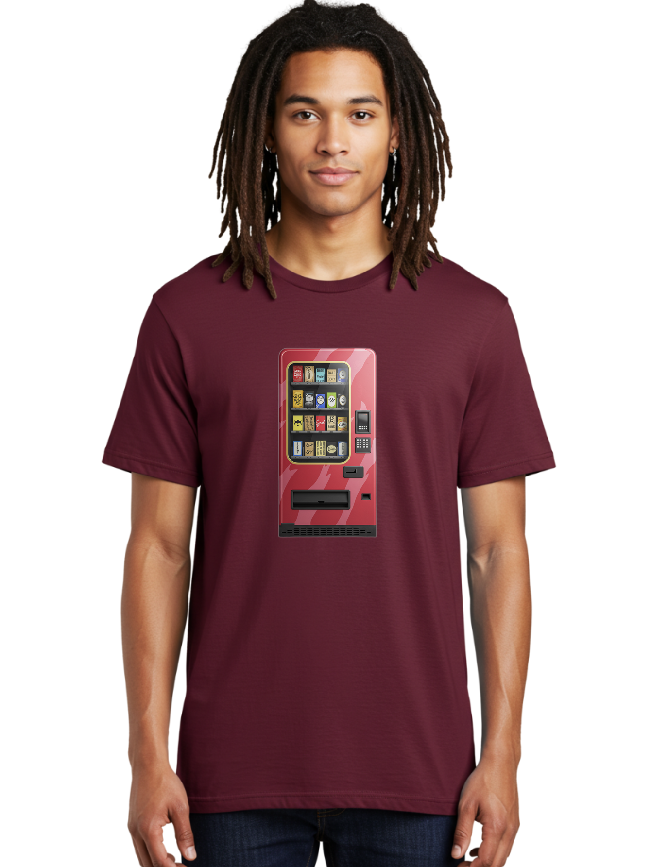 Cigarette-Vending-Machine Men'S Graphic Tee, 100% Cotton, Comfortable Casual Summer Wear, Machine Washable, Vintage Camera, Old Camera, Antique Camera, Black Camera, Classic Photography, Photography Equipment, Nostalgic Device, Film Camera, Bam035