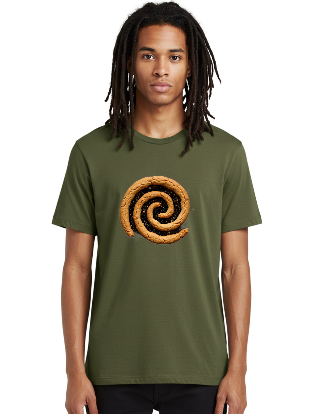 Cinnamon-Swirl-Pastry Men'S Graphic Tee, 100% Cotton, Comfortable Casual Summer Wear, Machine Washable, Vintage Camera, Old Camera, Antique Camera, Black Camera, Classic Photography, Photography Equipment, Nostalgic Device, Film Camera, Bam036