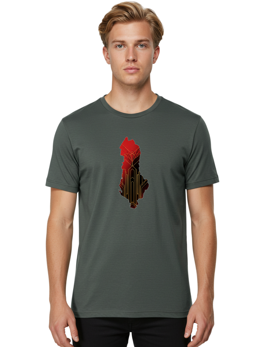 Circuit-Board-Map Men'S Graphic Tee, 100% Cotton, Comfortable Casual Summer Wear, Machine Washable, Vintage Camera, Old Camera, Antique Camera, Black Camera, Classic Photography, Photography Equipment, Nostalgic Device, Film Camera, Camera Art Bam037