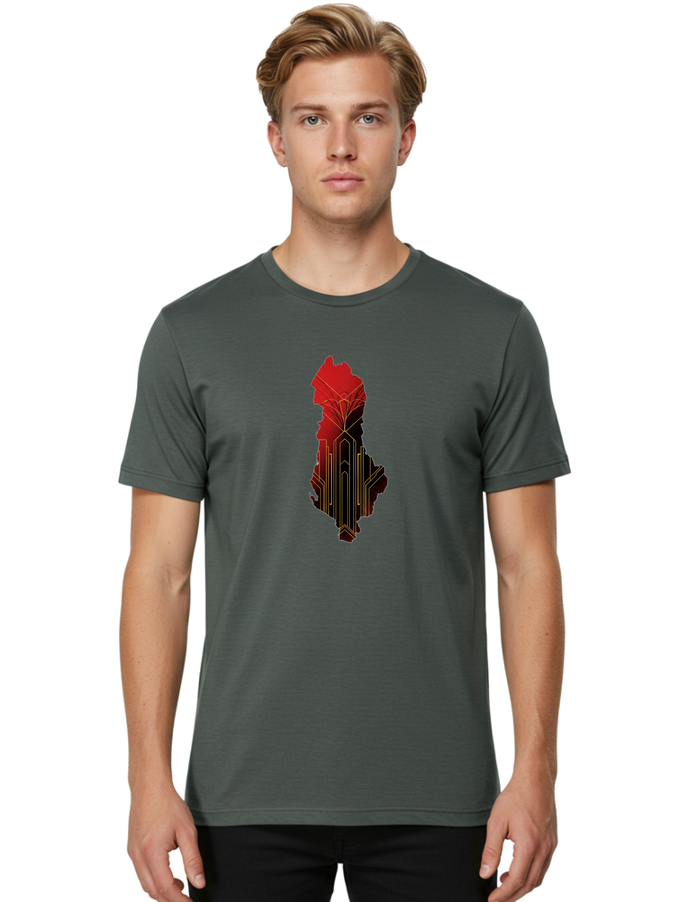 Circuit-Board-Map Men'S Graphic Tee, 100% Cotton, Comfortable Casual Summer Wear, Machine Washable, Vintage Camera, Old Camera, Antique Camera, Black Camera, Classic Photography, Photography Equipment, Nostalgic Device, Film Camera, Camera Art Bam037