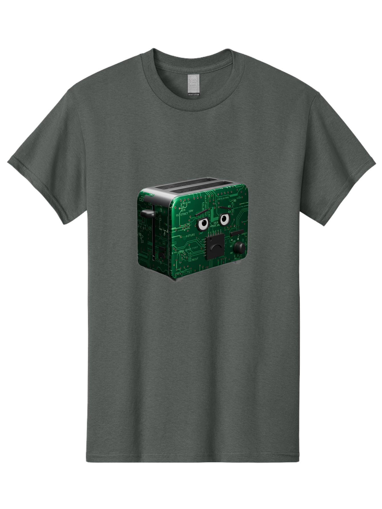Circuit-Board-Toaster Men'S Graphic Tee, 100% Cotton, Comfortable Casual Summer Wear, Machine Washable, Vintage Camera, Old Camera, Antique Camera, Black Camera, Classic Photography, Photography Equipment, Nostalgic Device, Film Camera, Bam038