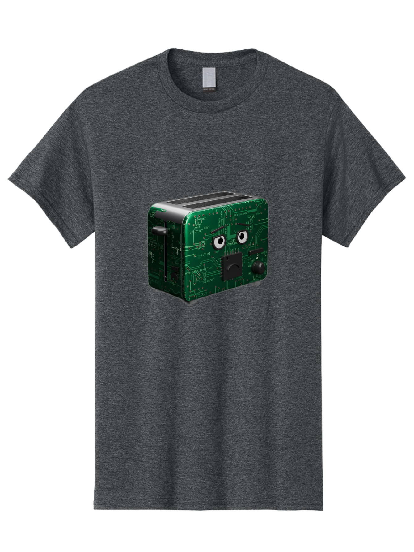 Circuit-Board-Toaster Men'S Graphic Tee, 100% Cotton, Comfortable Casual Summer Wear, Machine Washable, Vintage Camera, Old Camera, Antique Camera, Black Camera, Classic Photography, Photography Equipment, Nostalgic Device, Film Camera, Bam038