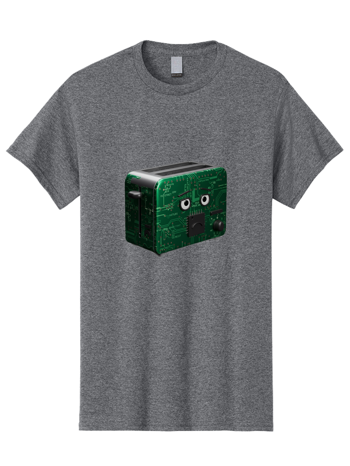 Circuit-Board-Toaster Men'S Graphic Tee, 100% Cotton, Comfortable Casual Summer Wear, Machine Washable, Vintage Camera, Old Camera, Antique Camera, Black Camera, Classic Photography, Photography Equipment, Nostalgic Device, Film Camera, Bam038
