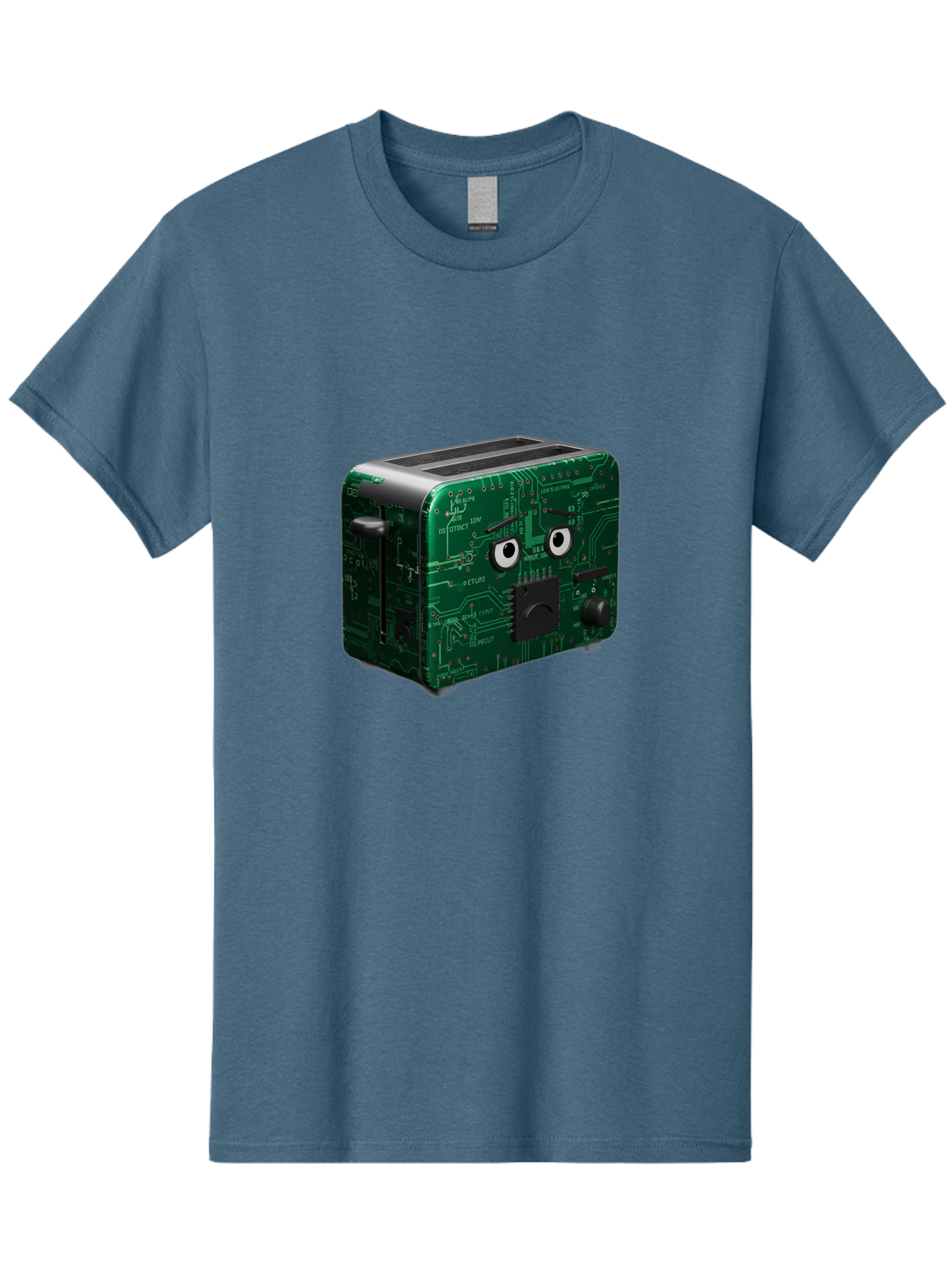 Circuit-Board-Toaster Men'S Graphic Tee, 100% Cotton, Comfortable Casual Summer Wear, Machine Washable, Vintage Camera, Old Camera, Antique Camera, Black Camera, Classic Photography, Photography Equipment, Nostalgic Device, Film Camera, Bam038