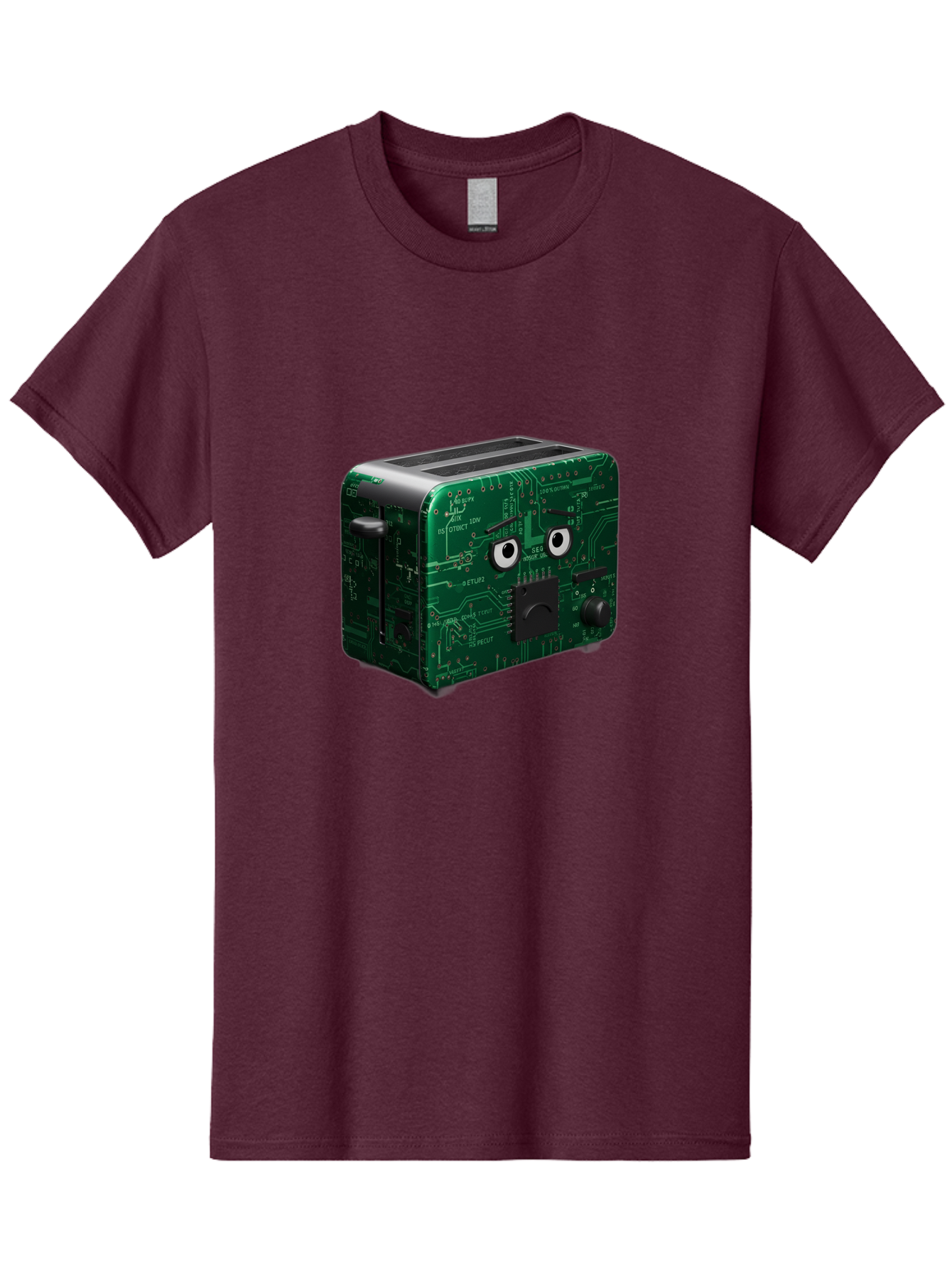 Circuit-Board-Toaster Men'S Graphic Tee, 100% Cotton, Comfortable Casual Summer Wear, Machine Washable, Vintage Camera, Old Camera, Antique Camera, Black Camera, Classic Photography, Photography Equipment, Nostalgic Device, Film Camera, Bam038
