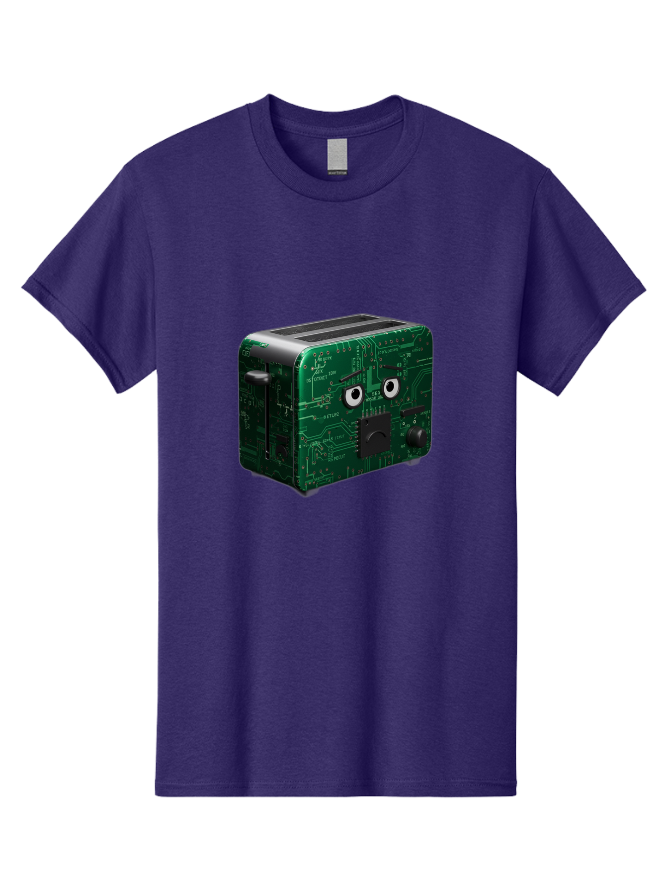 Circuit-Board-Toaster Men'S Graphic Tee, 100% Cotton, Comfortable Casual Summer Wear, Machine Washable, Vintage Camera, Old Camera, Antique Camera, Black Camera, Classic Photography, Photography Equipment, Nostalgic Device, Film Camera, Bam038