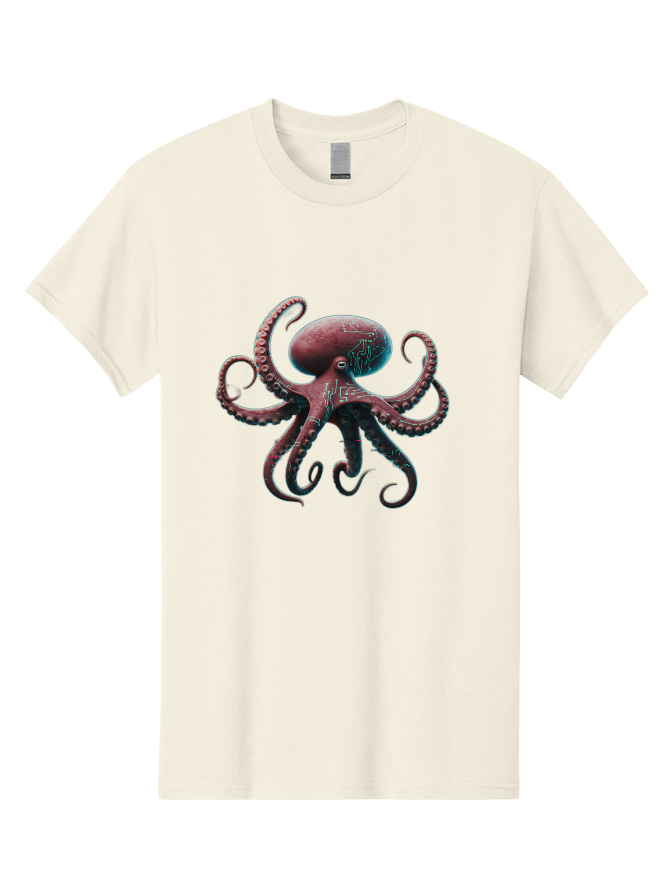 Circuit-Octopus Men'S Graphic Tee, 100% Cotton, Comfortable Casual Summer Wear, Machine Washable, Vintage Camera, Old Camera, Antique Camera, Black Camera, Classic Photography, Photography Equipment, Nostalgic Device, Film Camera, Camera Art Bam040