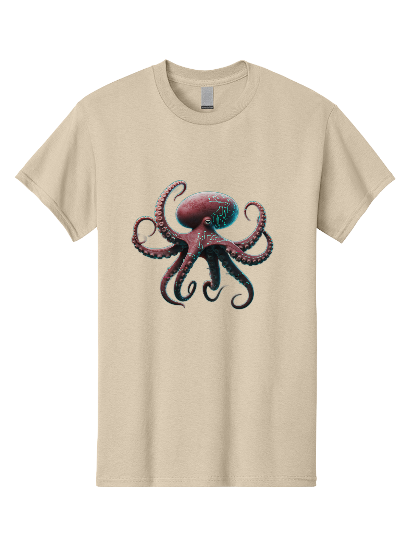 Circuit-Octopus Men'S Graphic Tee, 100% Cotton, Comfortable Casual Summer Wear, Machine Washable, Vintage Camera, Old Camera, Antique Camera, Black Camera, Classic Photography, Photography Equipment, Nostalgic Device, Film Camera, Camera Art Bam040
